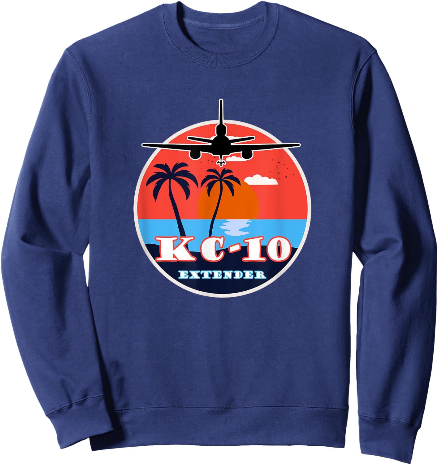 KC-10 Extender Vintage Sunset Sweatshirt - Sweatshirt | Navy