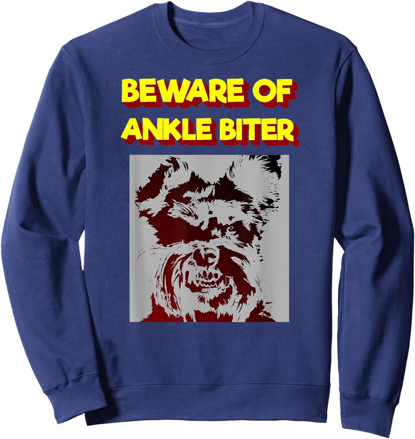 Beware Of Ankle Biter Sweatshirt - Sweatshirt | Navy