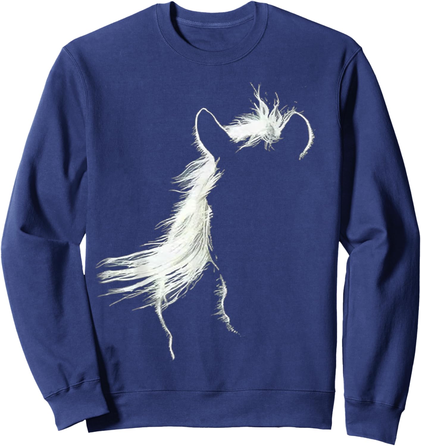 Vintage Western Horse Silhouette Horse Riding lover Sweatshirt - Sweatshirt | Navy