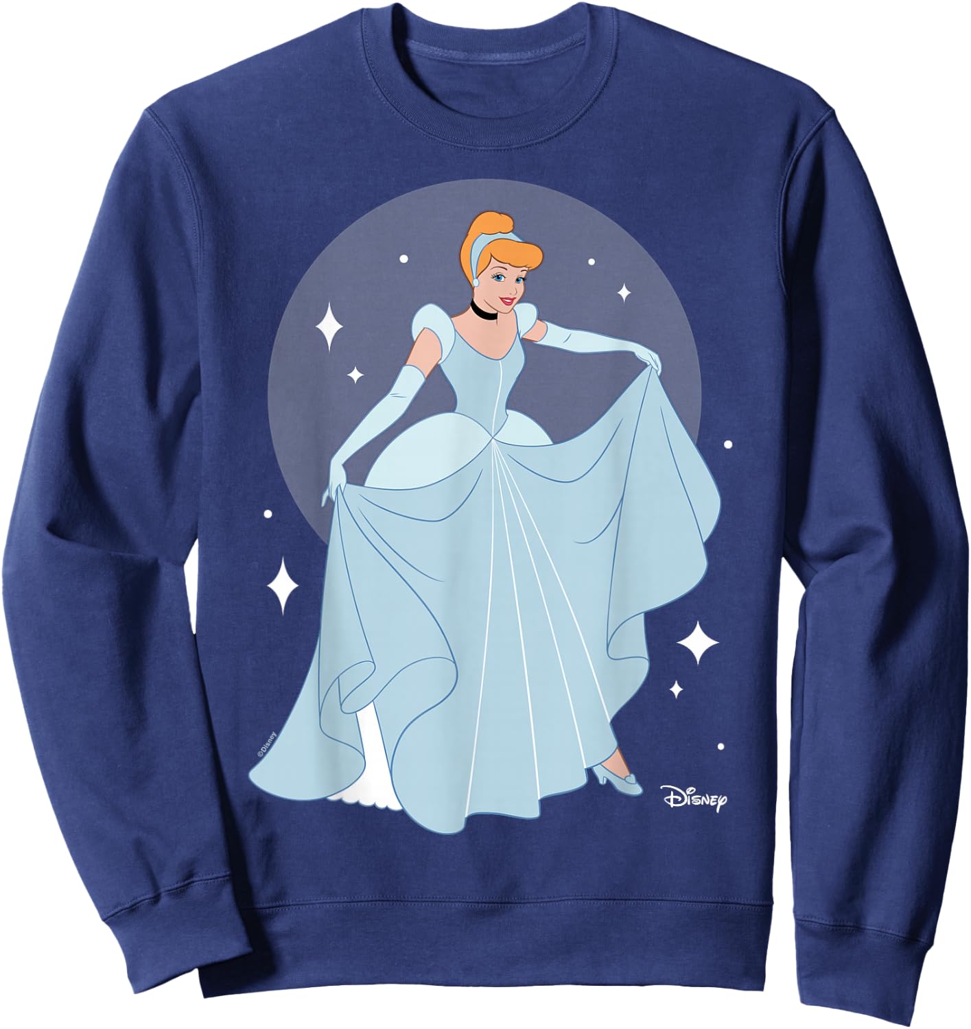 Disney Princess - Cinderella Sparkles Curtesy Sweatshirt - Sweatshirt | Navy