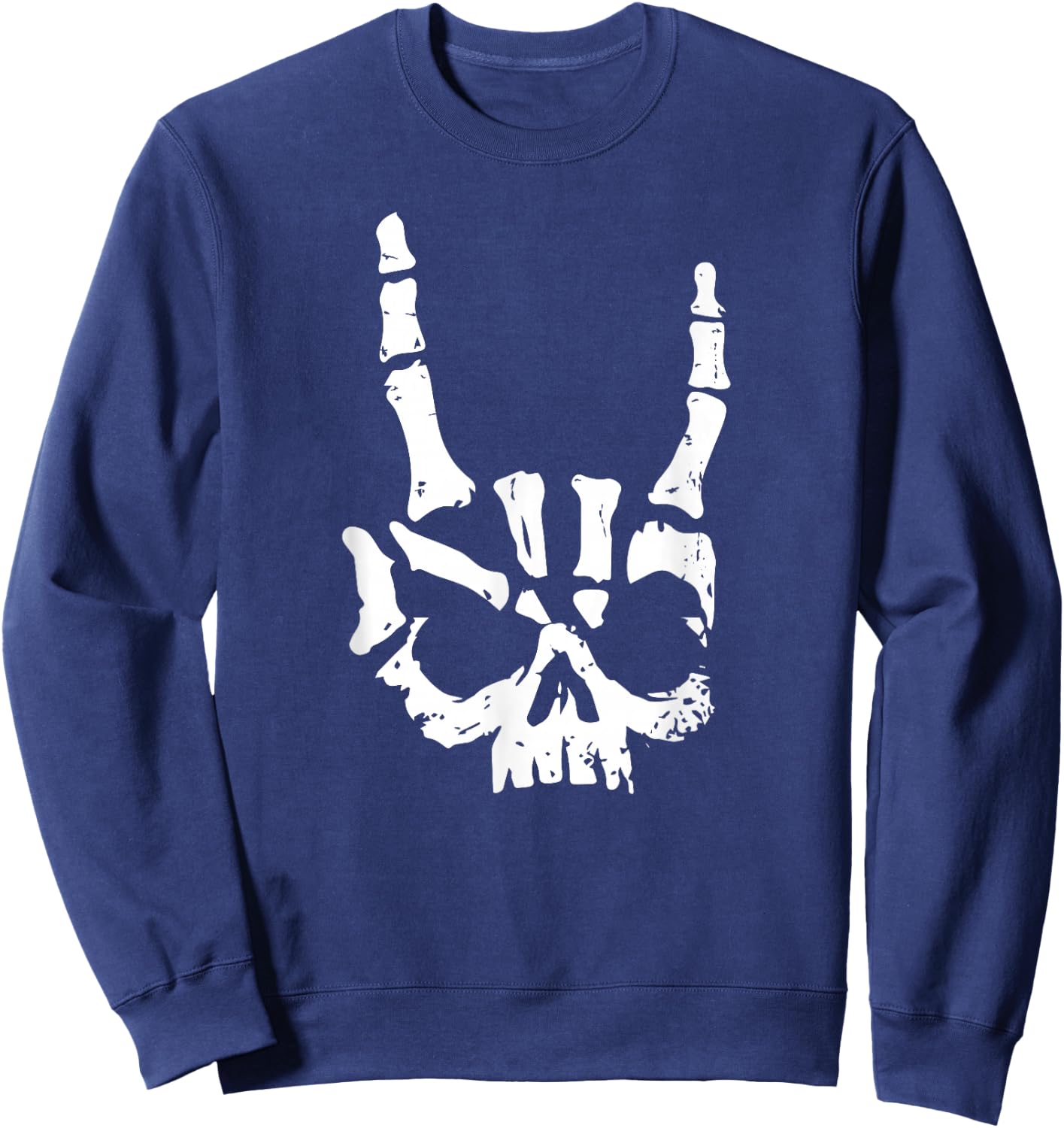 Heavy Metal Rocker Punk Rock Music Hard Rock Sweatshirt - Sweatshirt | Navy