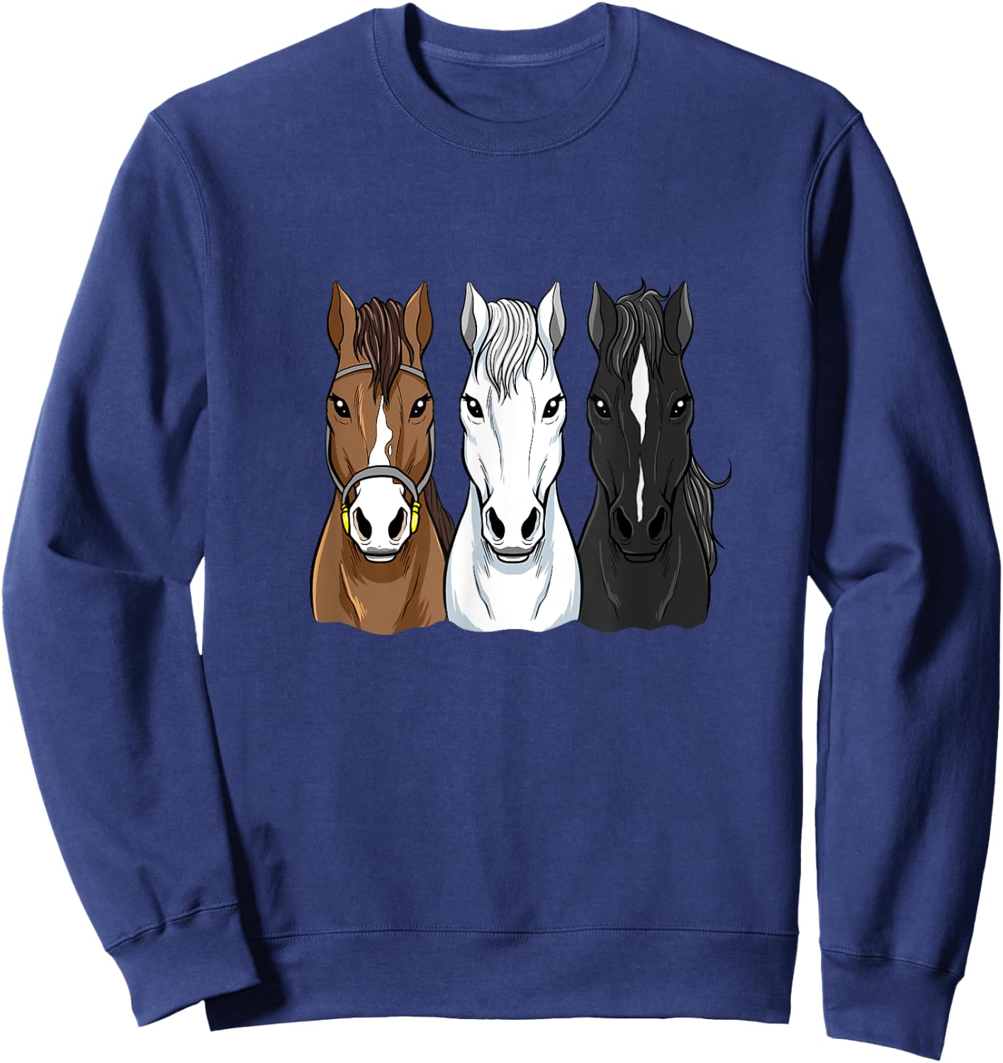 Horse Riding Shirts For Girls Women Horseback Riding Sweatshirt - Sweatshirt | Navy