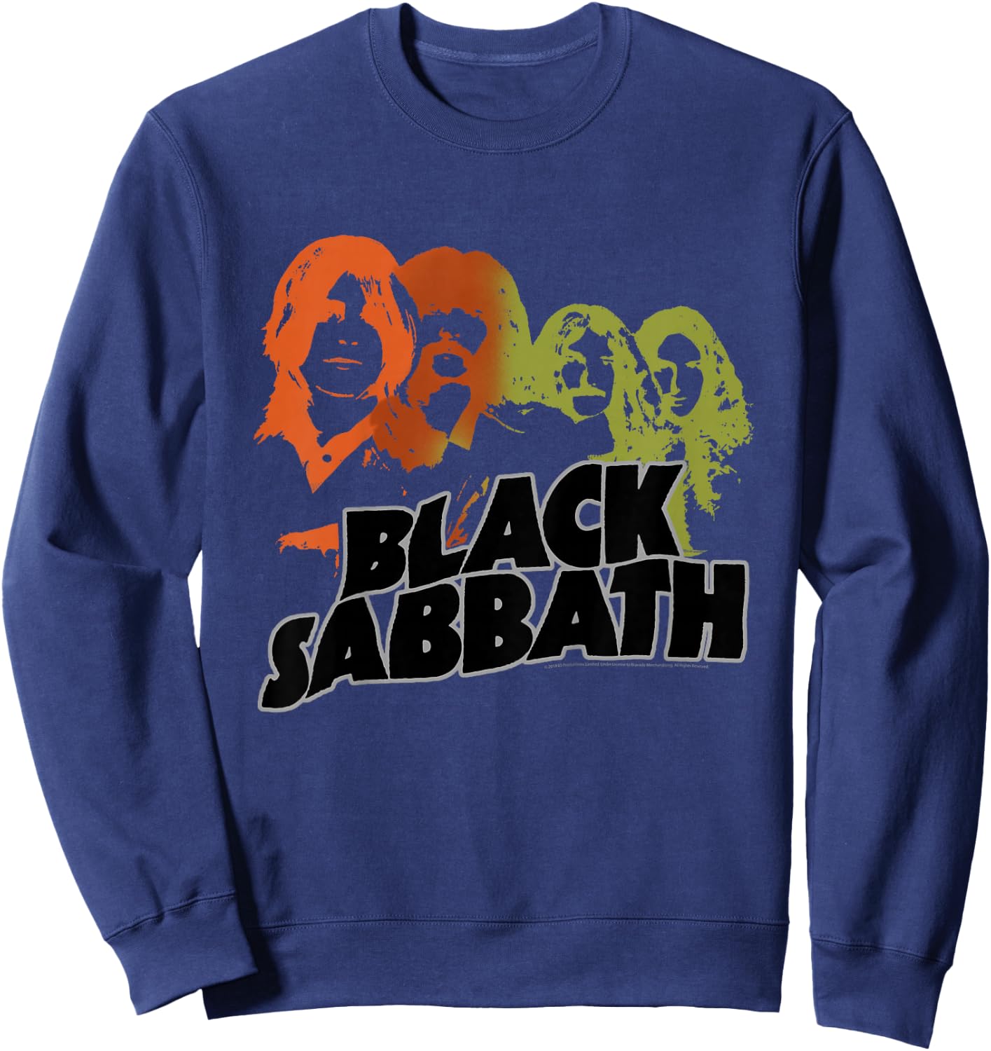 Kids Black Sabbath Band Sketch Kids Black Sweatshirt - Sweatshirt | Navy