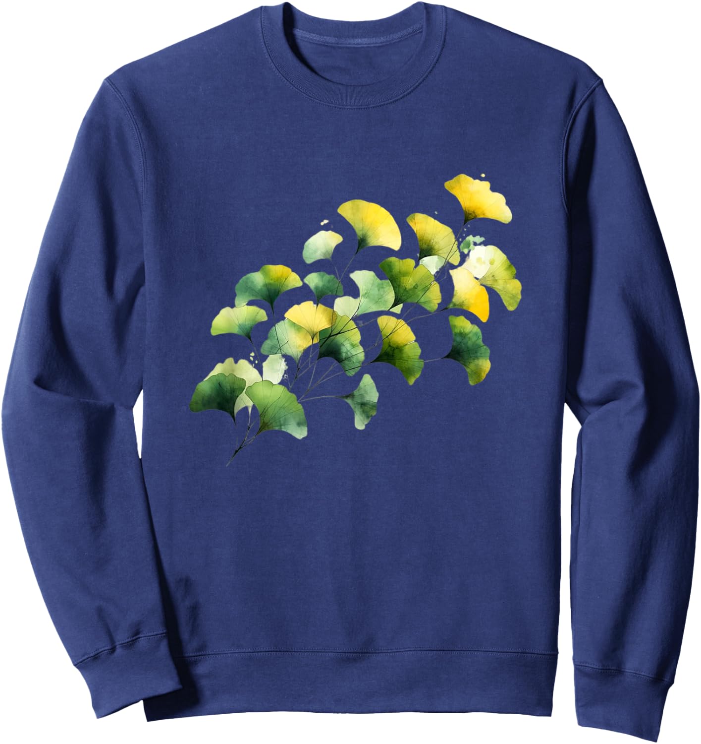 Ginkgo leaves Sweatshirt - Sweatshirt | Navy