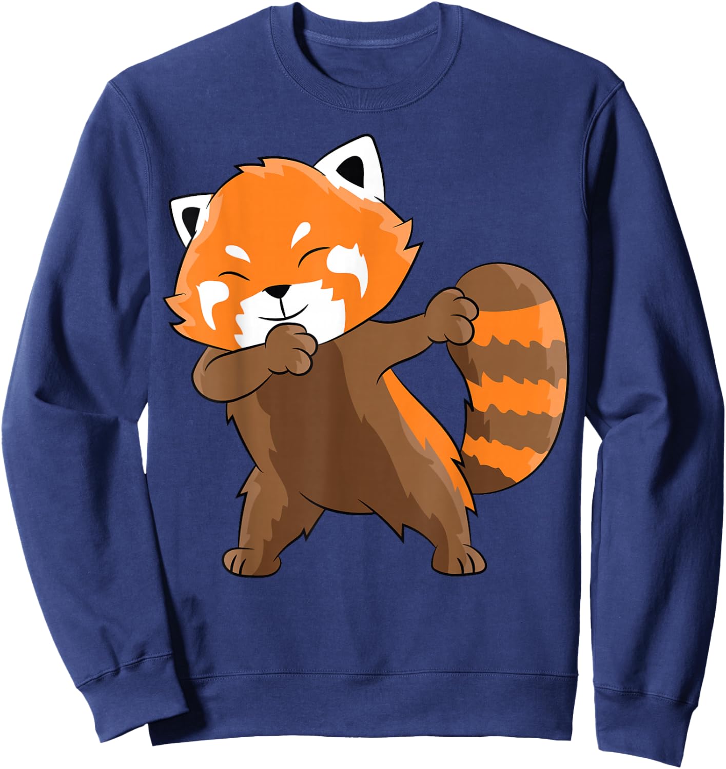Dabbing Red Panda Dabbender Red Panda Sweatshirt - Sweatshirt | Navy