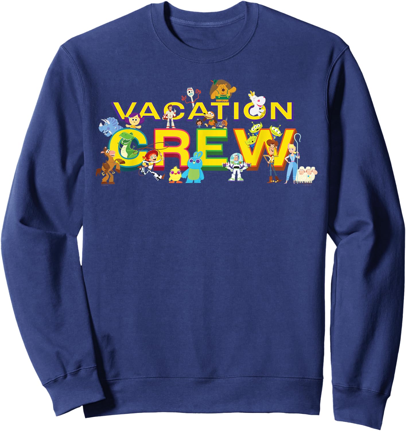 Disney and Pixar’s Toy Story Family Trip Vacation Crew Sweatshirt - Sweatshirt | Navy