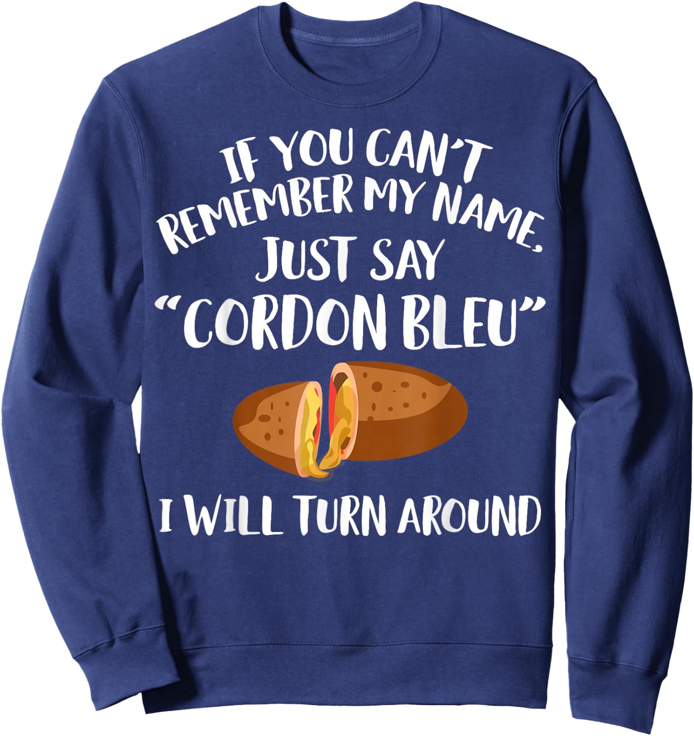 Cordon Bleu Apparel - Funny Bleus Lover Design Sweatshirt - Sweatshirt | Navy