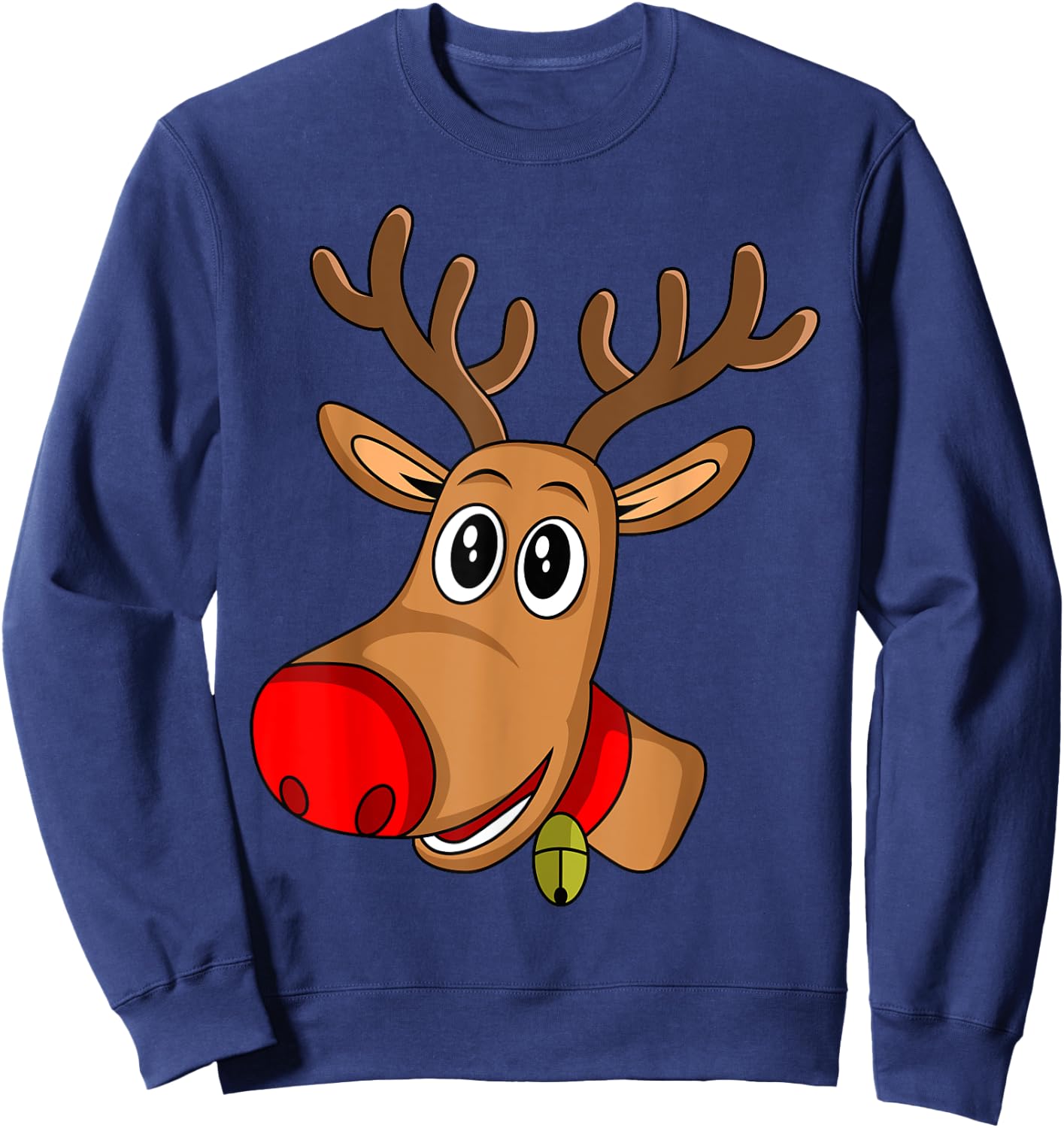 RUDOLPH Red Nose Reindeer | Donner Blitzen Sweatshirt - Sweatshirt | Navy