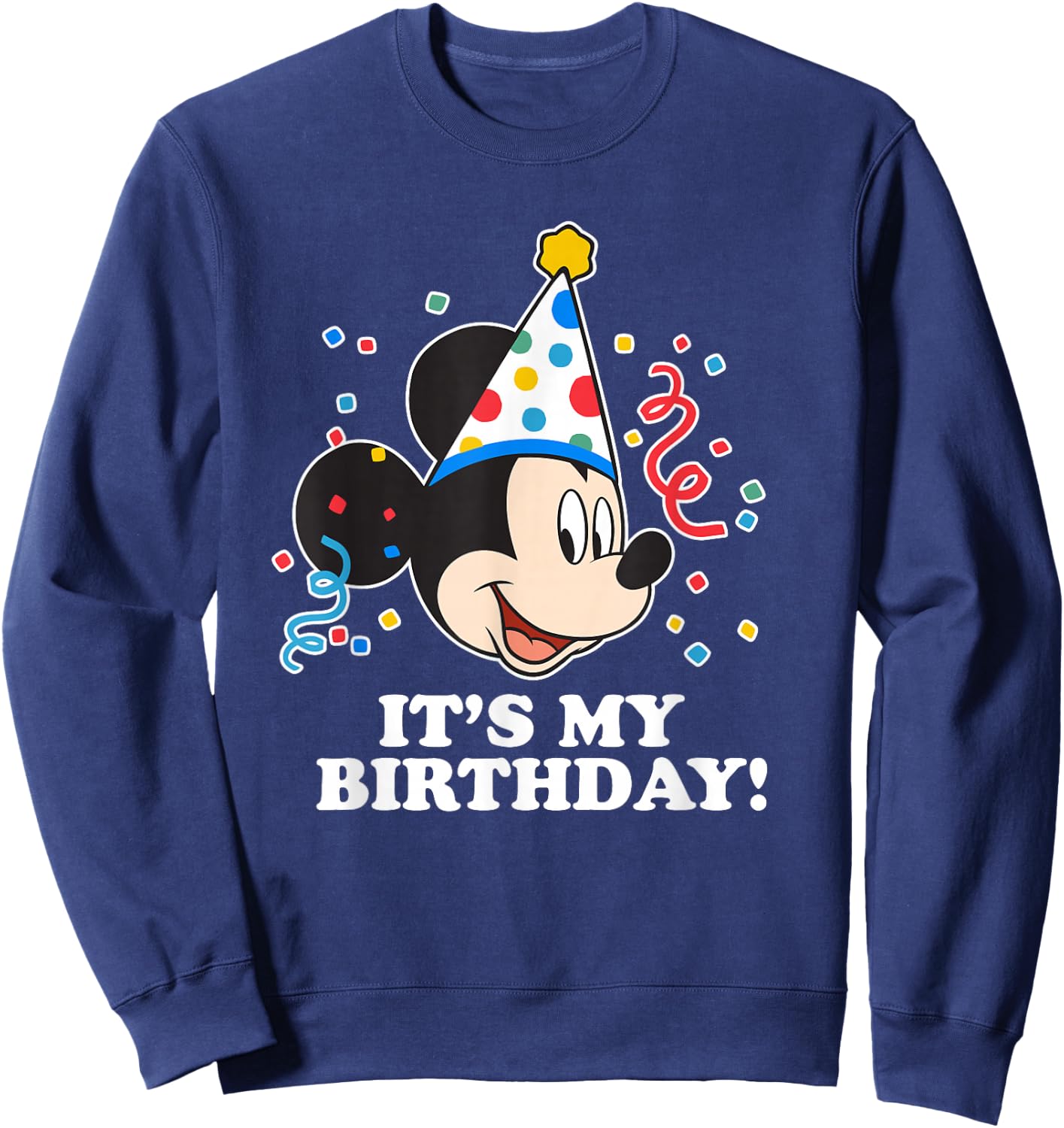 Disney Mickey Mouse It's My Birthday Sweatshirt - Sweatshirt | Navy