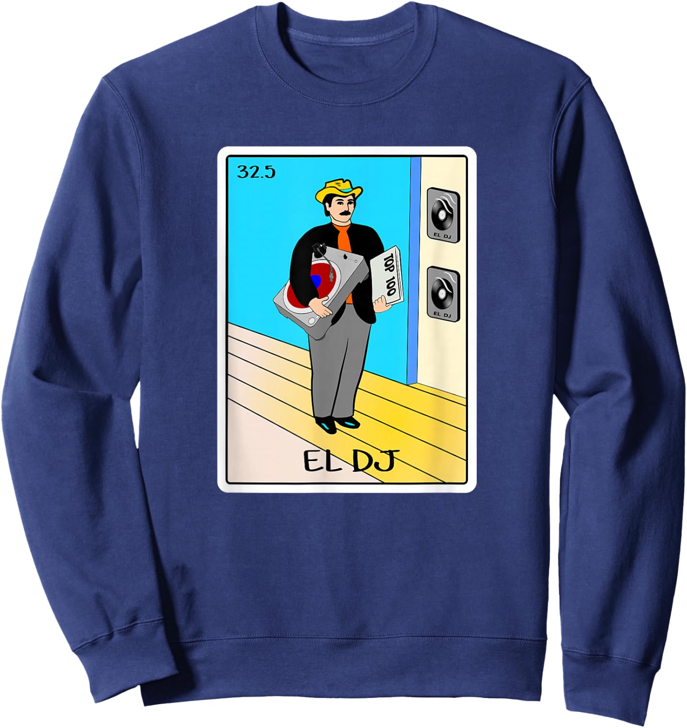 El DJ Sweatshirt - Sweatshirt | Navy