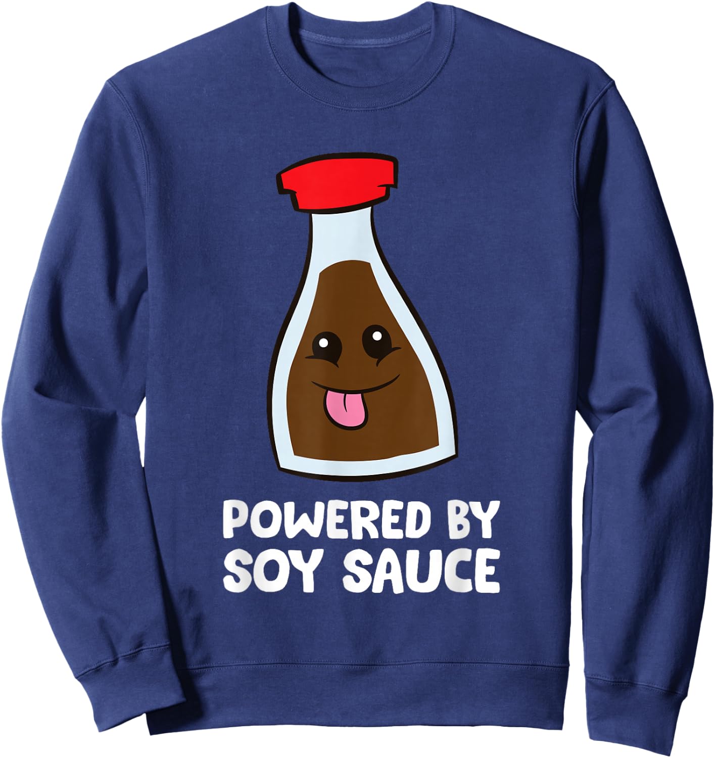 Powered By Soy Sauce Sweatshirt - Sweatshirt | Navy