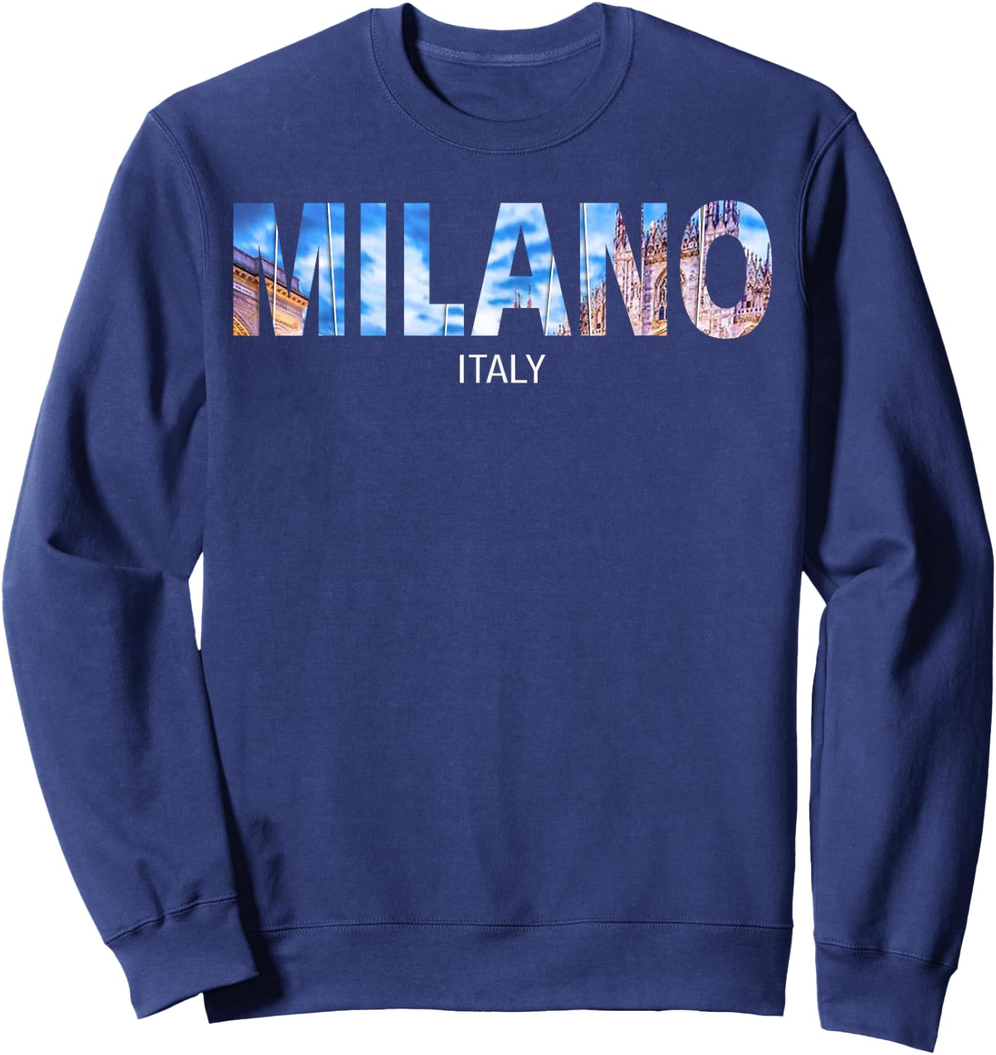 Milano Shirts Men Milano Italy Souvenirs Gifts Sweatshirt - Sweatshirt | Navy