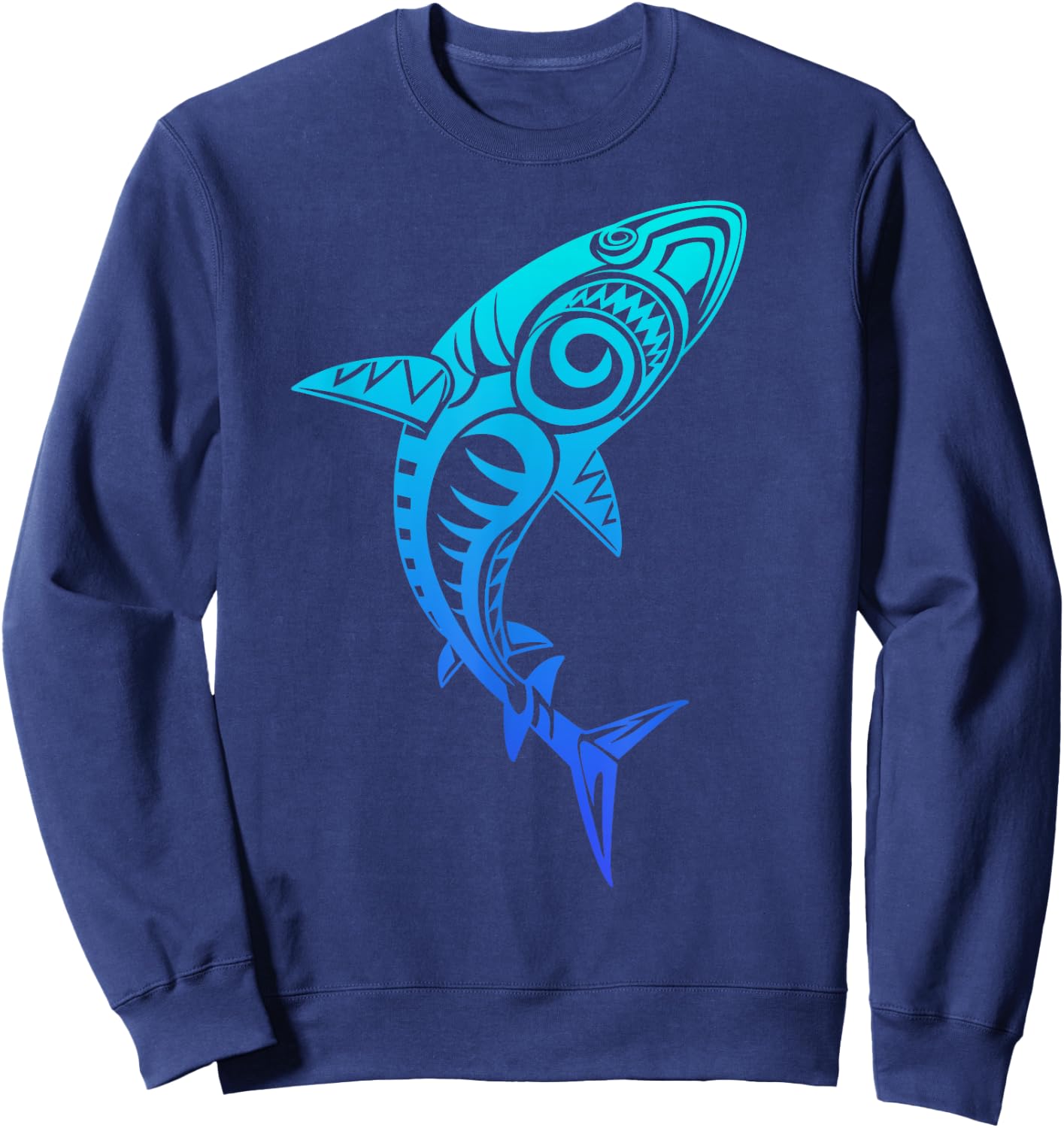 Culture Shark Symbol Blue, Haka Kia Ora Dance New Zealand Sweatshirt - Sweatshirt | Navy