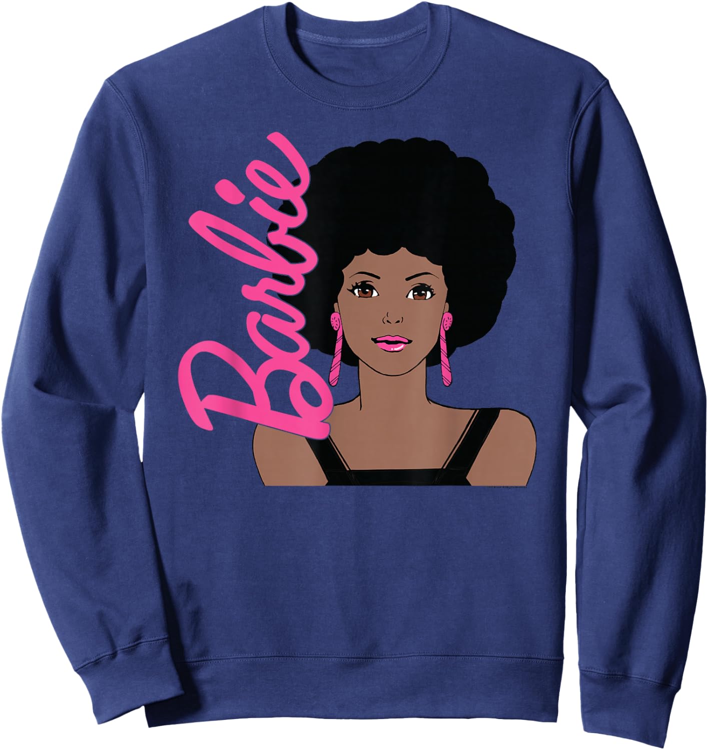 Barbie - Afro Barbie - Portrait Sweatshirt - Sweatshirt | Navy
