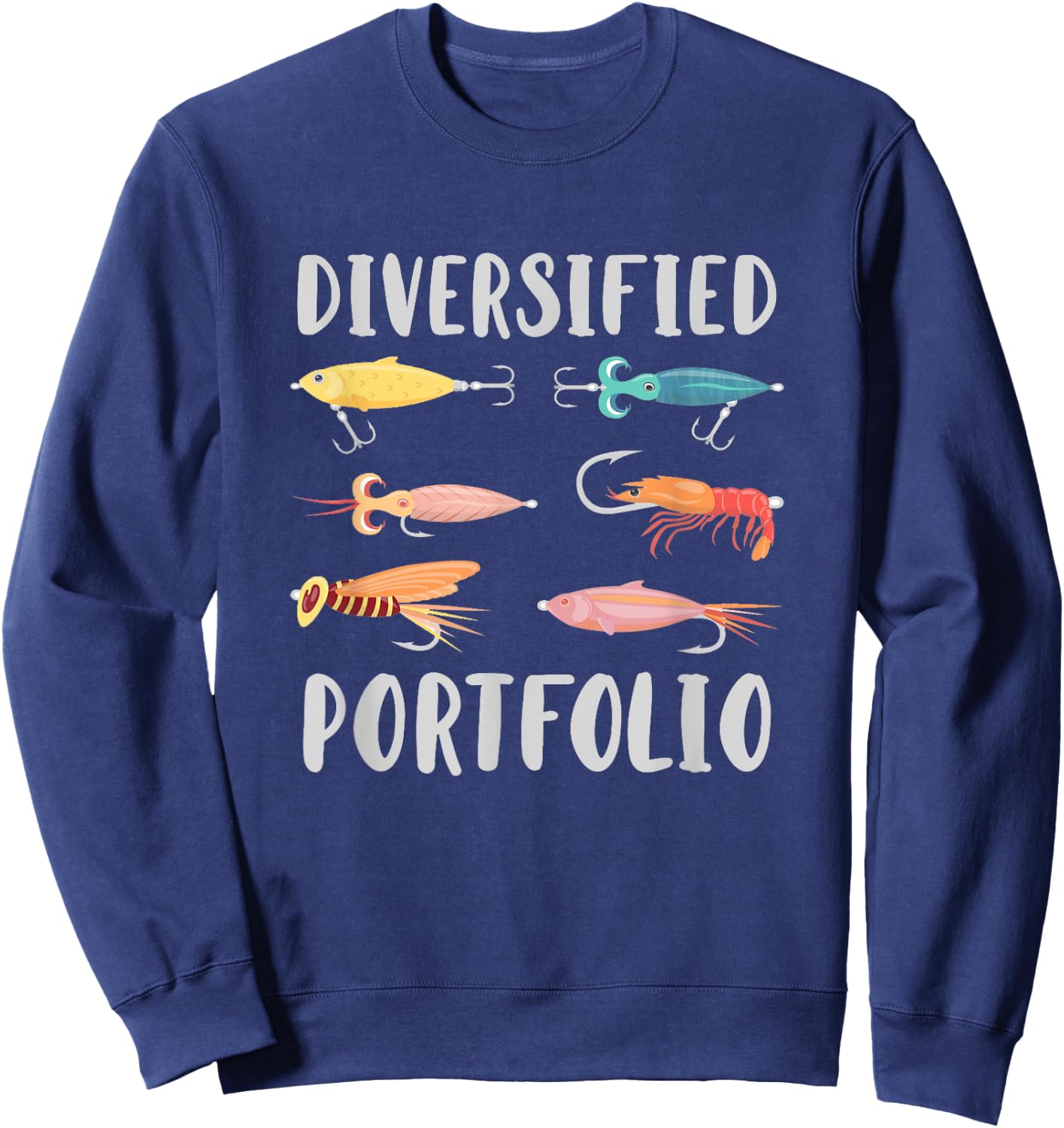 Diversified Portfolio Fishing Sweatshirt - Sweatshirt | Navy