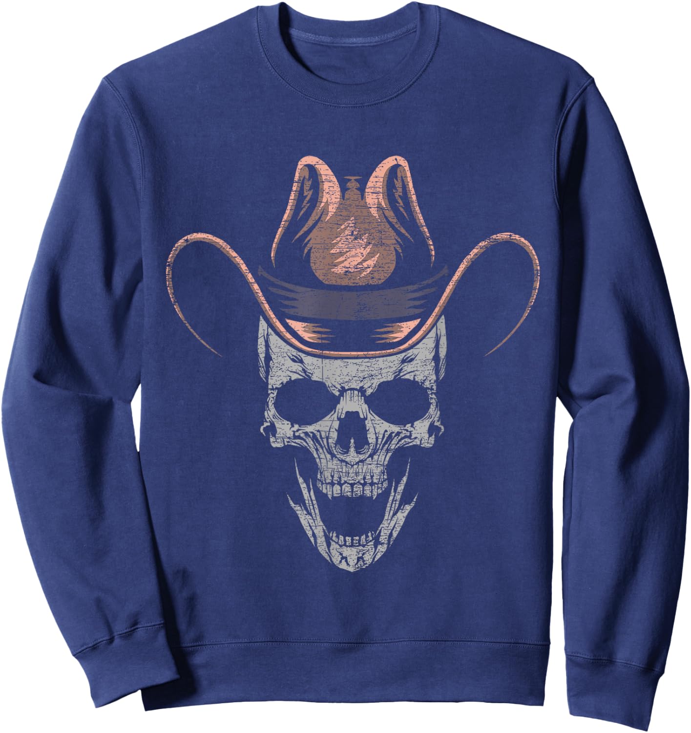 Skull Cowboy Sweatshirt - Sweatshirt | Navy