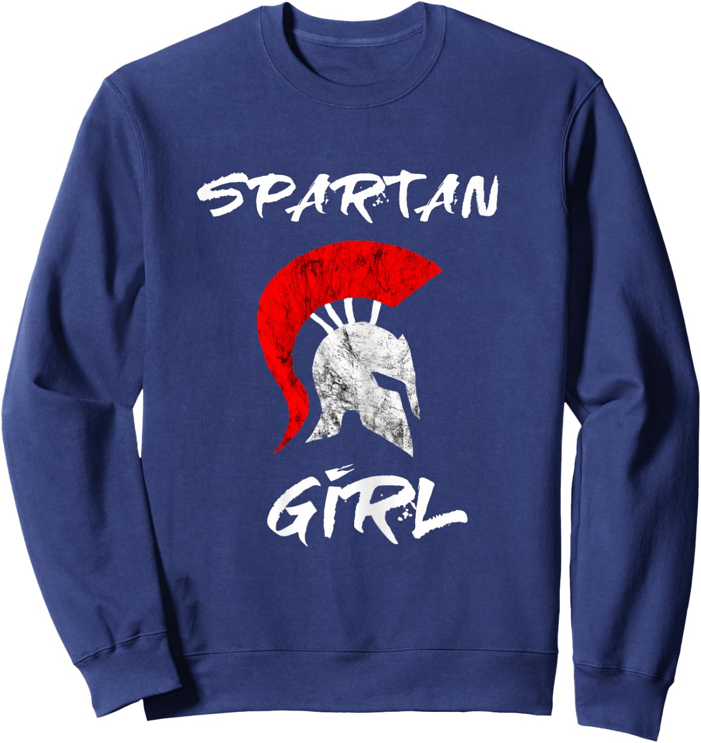 Spartan Girl Spartan Girl's Warrior Gladiators Helmet Sweatshirt - Sweatshirt | Navy