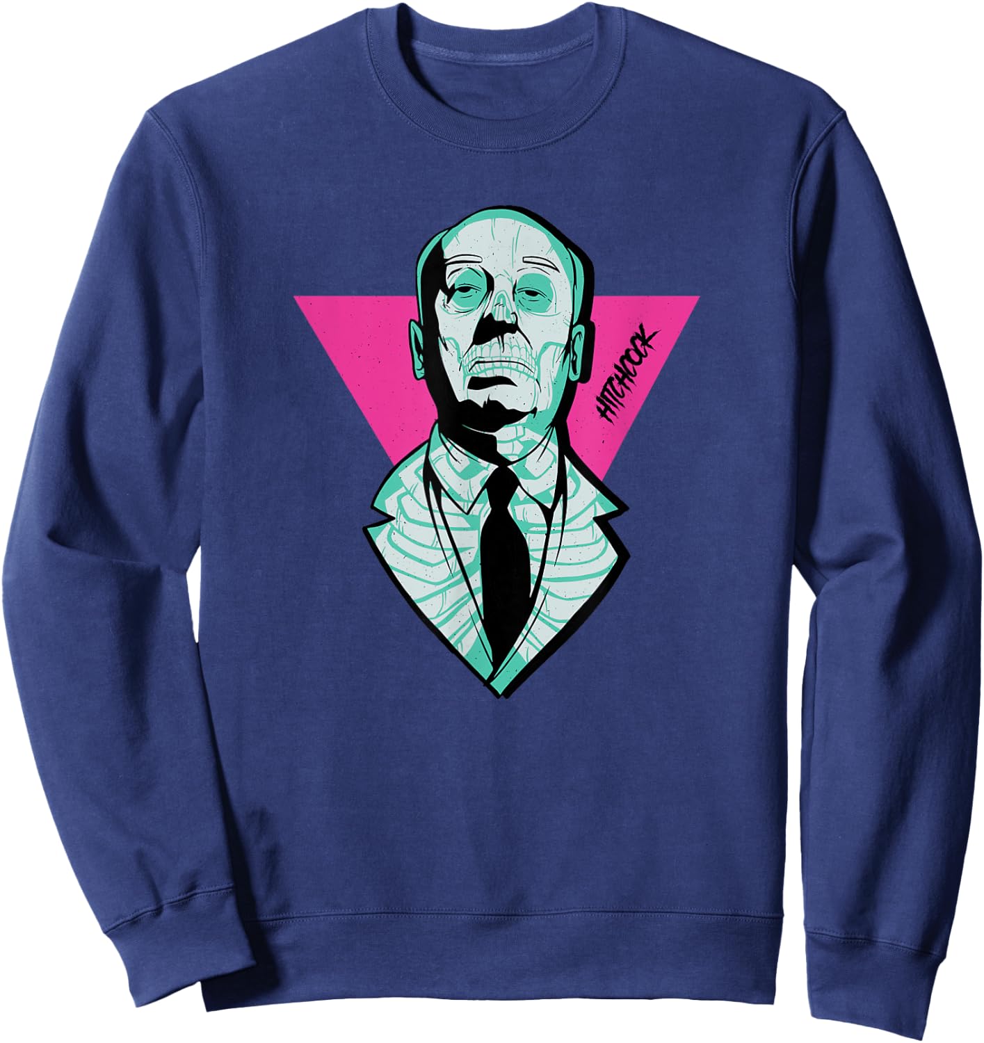Dead Good Men's Classic Fit Black Hitchcock Sweatshirt - Sweatshirt | Navy
