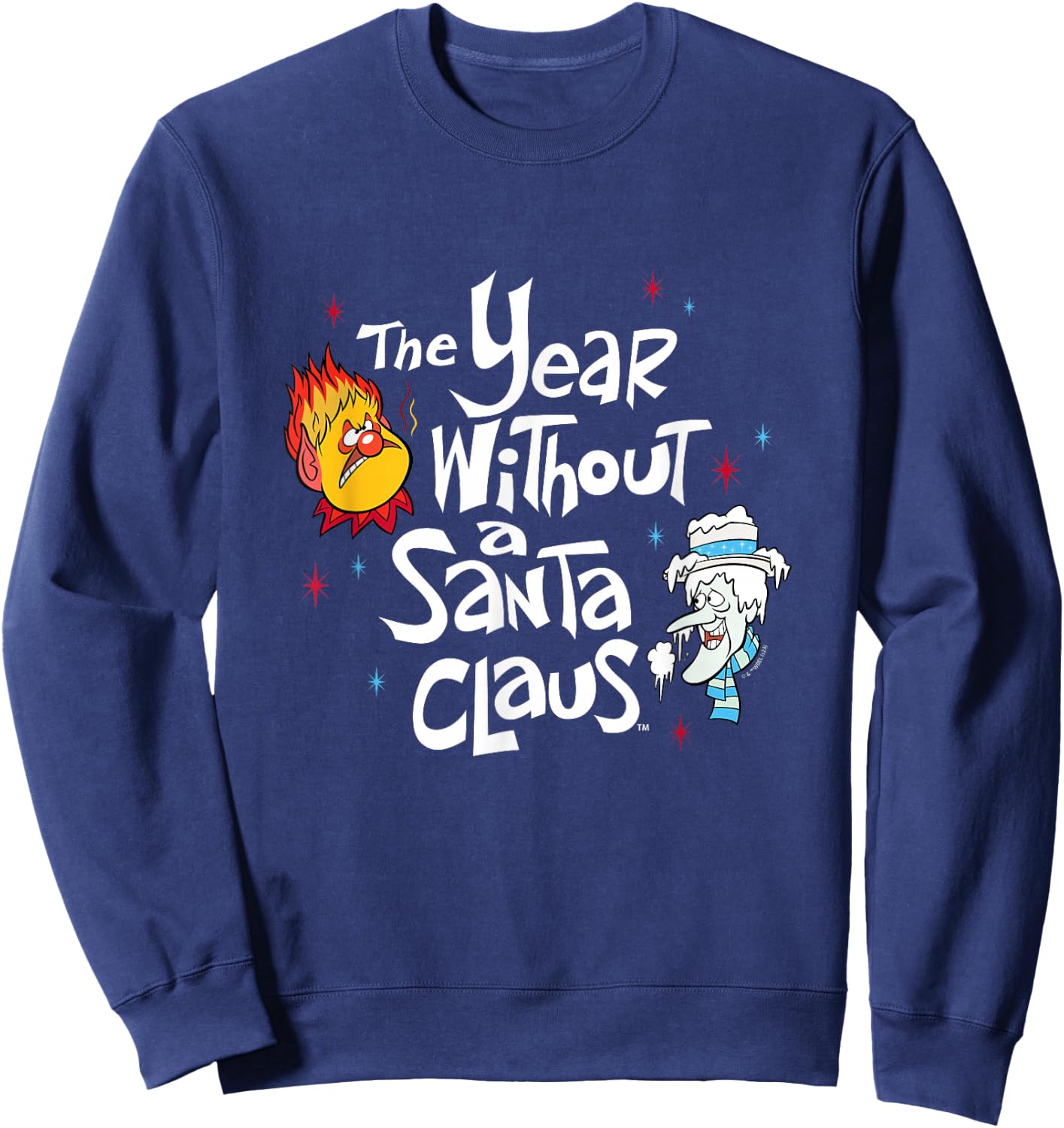 The Year Without Santa Claus - Heat Miser and Snow Miser Sweatshirt - Sweatshirt | Navy