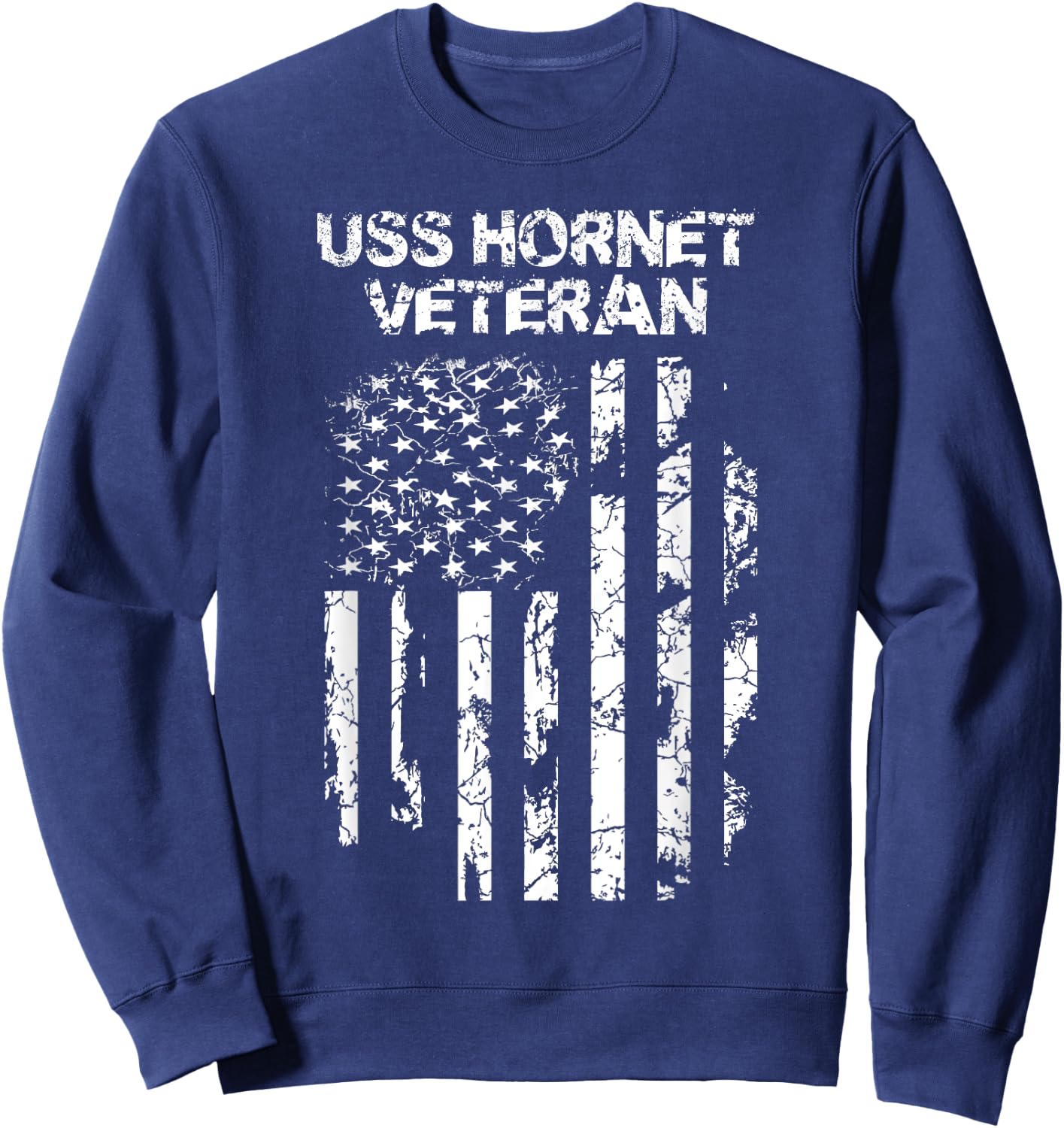 USS Hornet Veteran Military Sweatshirt - Sweatshirt | Navy