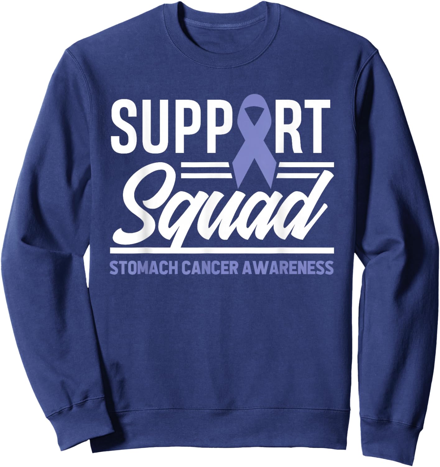 Stomach Cancer Support Squad Stomach Cancer Awareness Sweatshirt - Sweatshirt | Navy