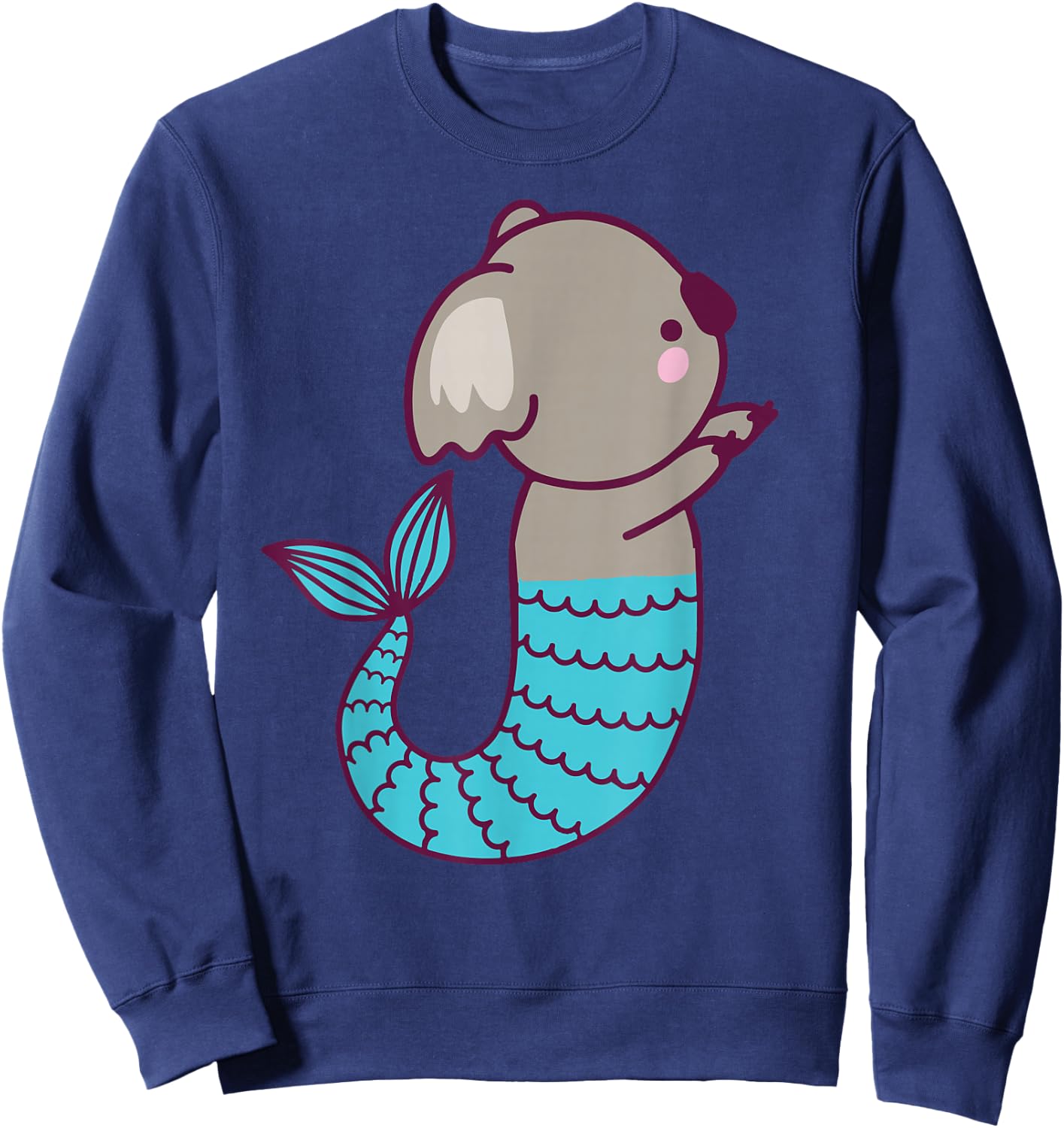 Koala Shirt Women Mermaid Girls Mermaid Gifts Koala Sweatshirt - Sweatshirt | Navy