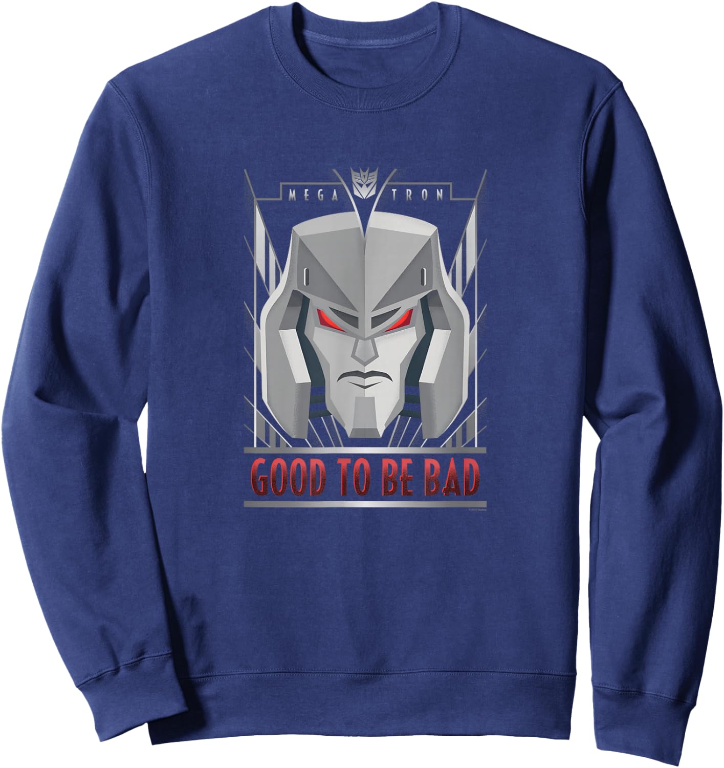 Transformers Megatron Good To Be Bad Sweatshirt - Sweatshirt | Navy