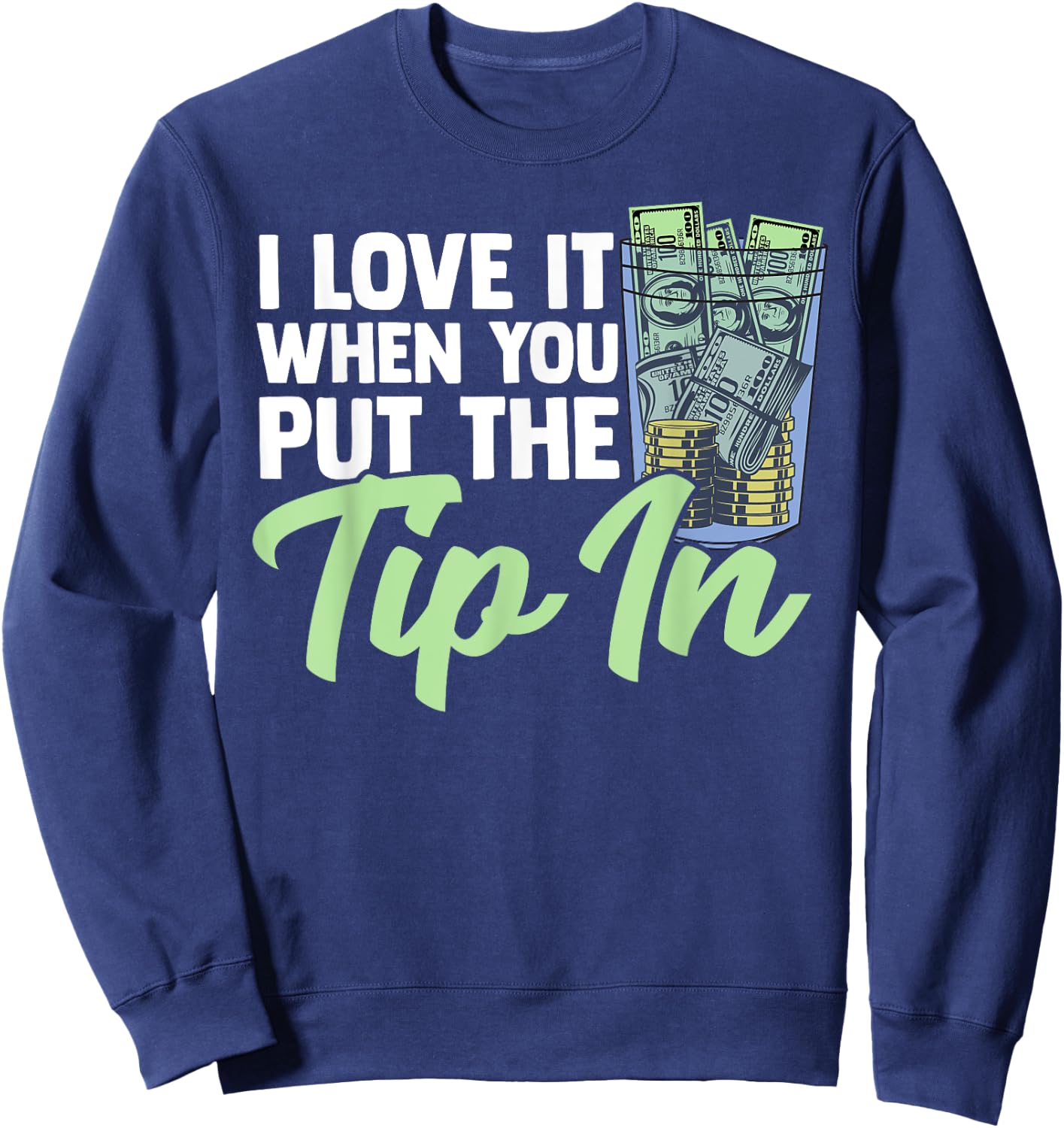 Funny Bartender Mixologist Gift Women Bartending Sweatshirt - Sweatshirt | Navy