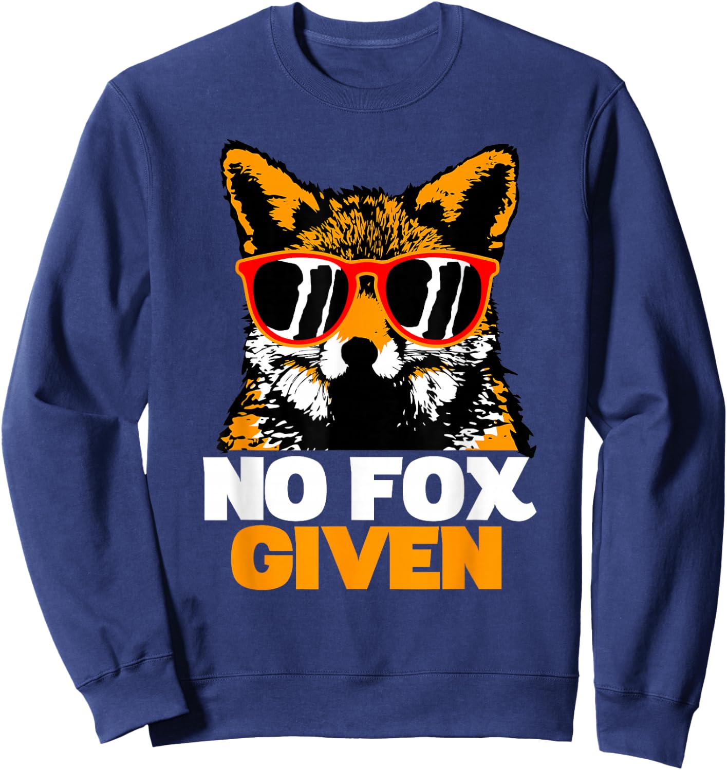 No Fox Given Sweatshirt - Sweatshirt | Navy