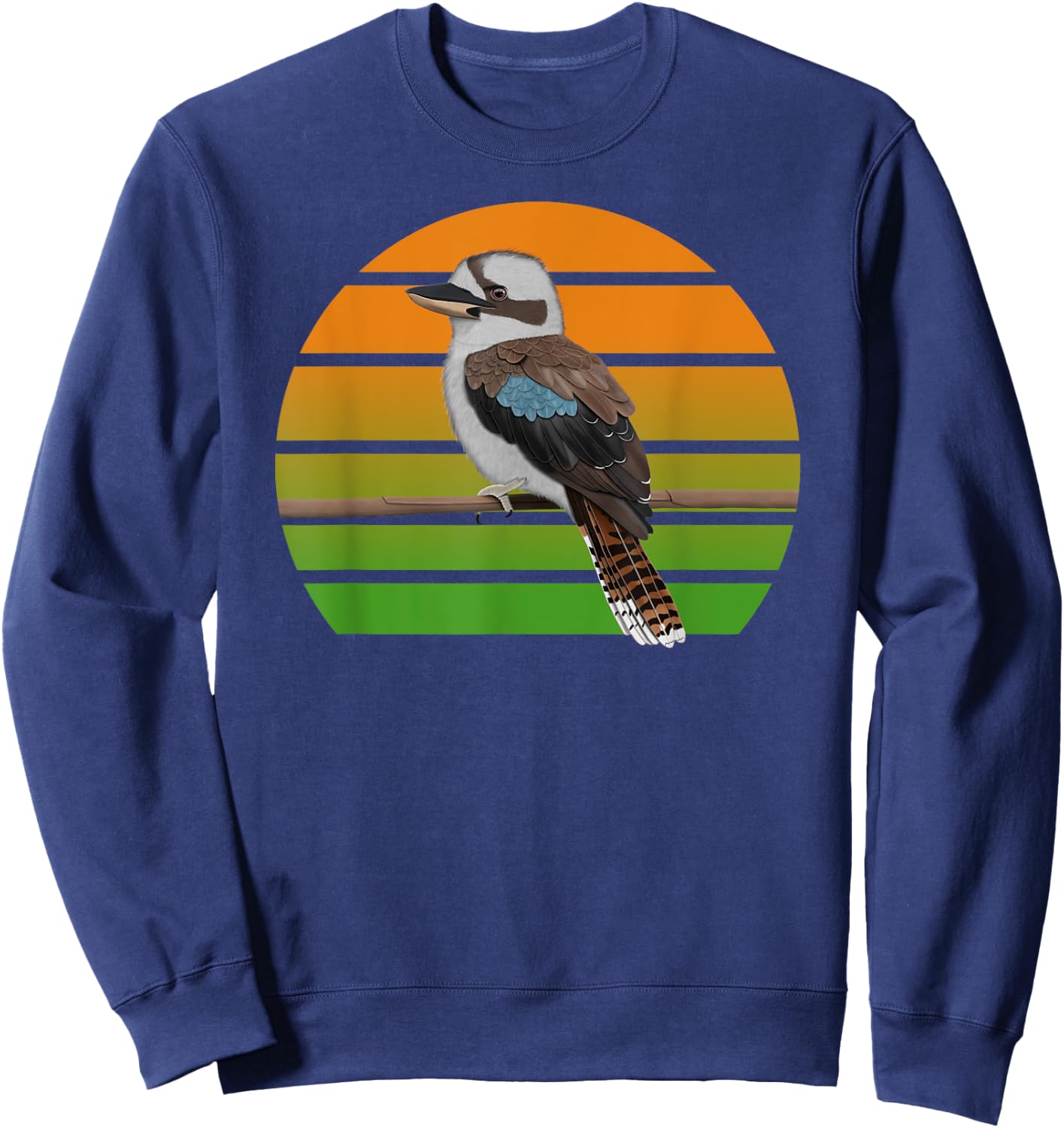 Kookaburra Bird Birder Birdlover Birdwatcher Animal Sweatshirt - Sweatshirt | Navy