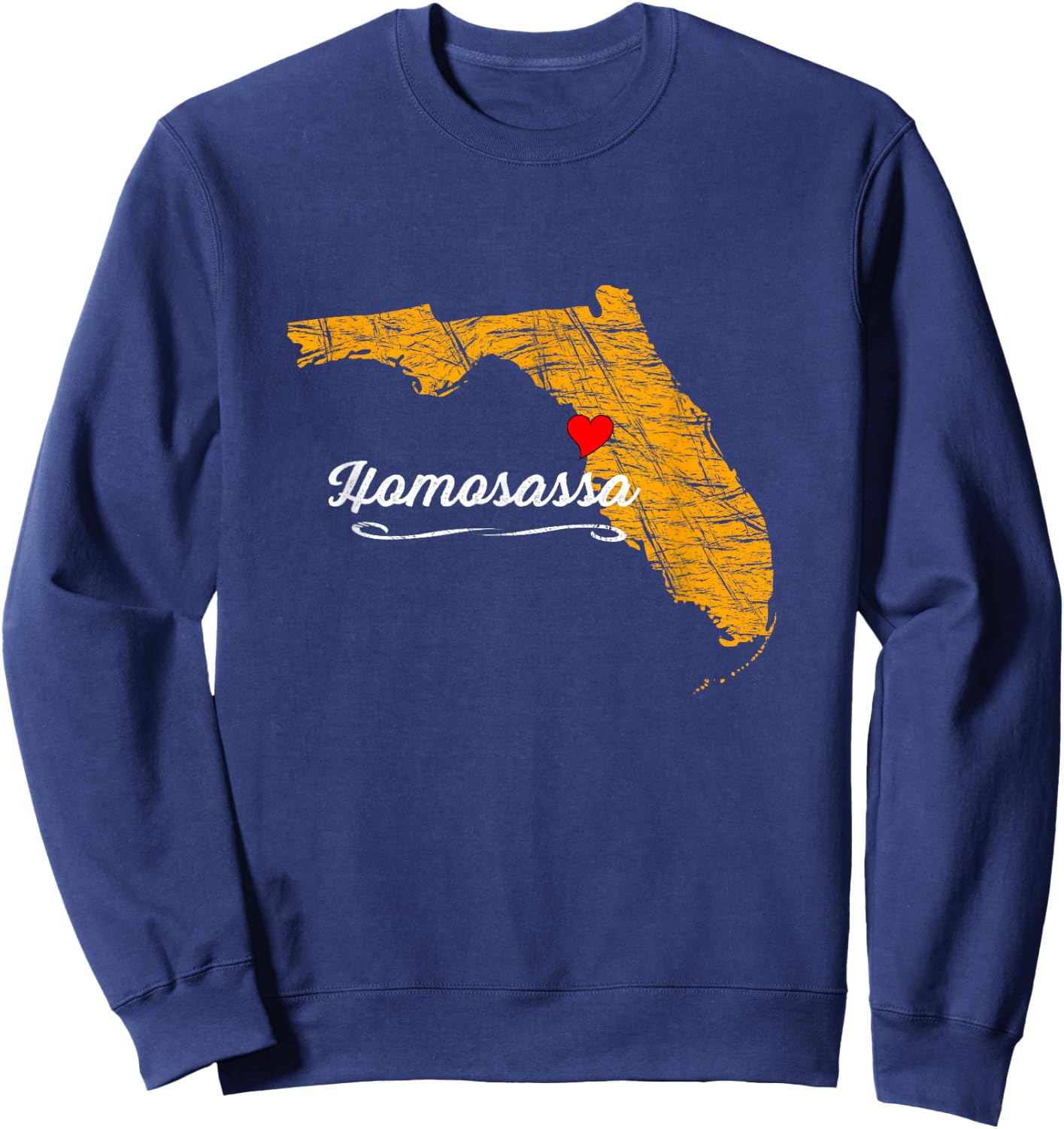 City of Homosassa | FLORIDA - FL Merch Souvenir - Graphic Sweatshirt - Sweatshirt | Navy