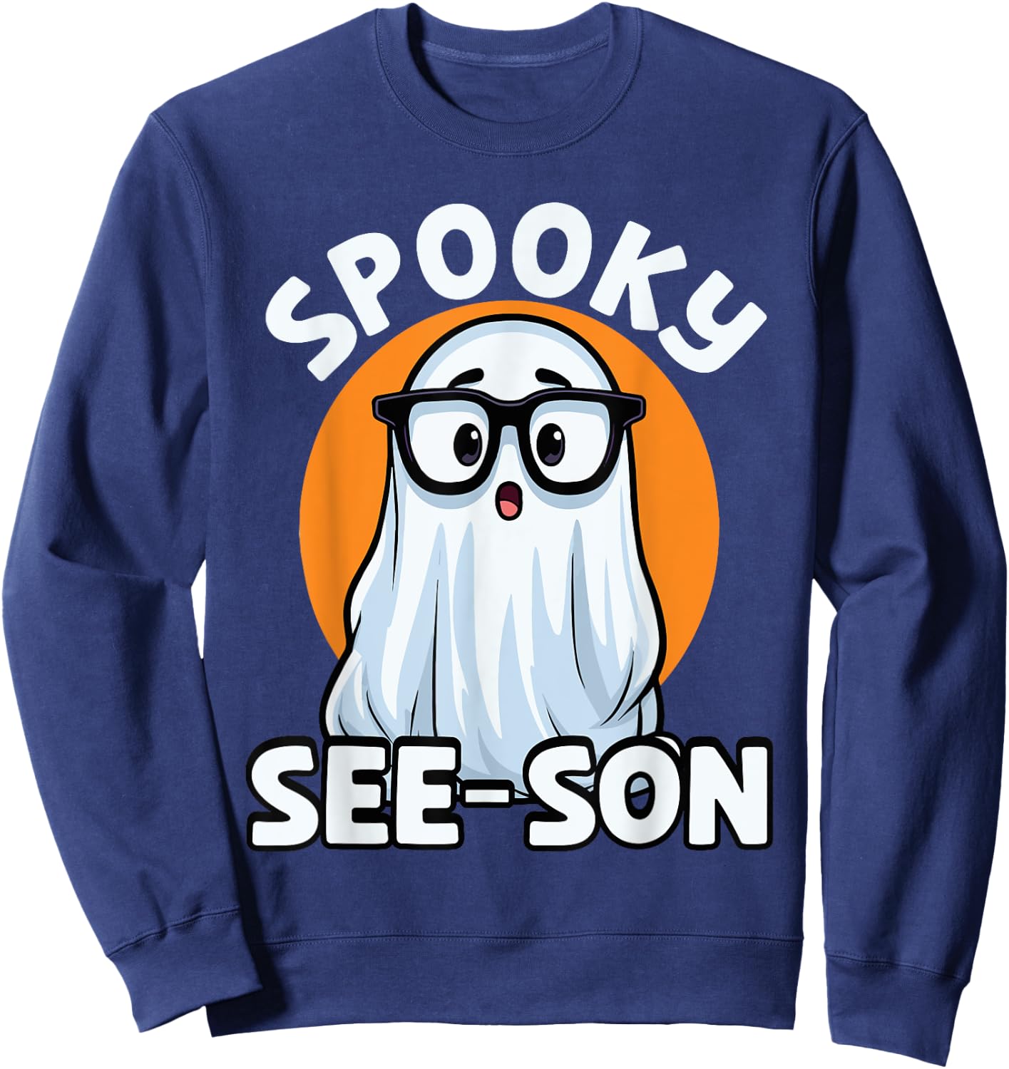 Optometry Halloween Optometrist Eye Doctor Trick Or Treat Sweatshirt - Sweatshirt | Navy