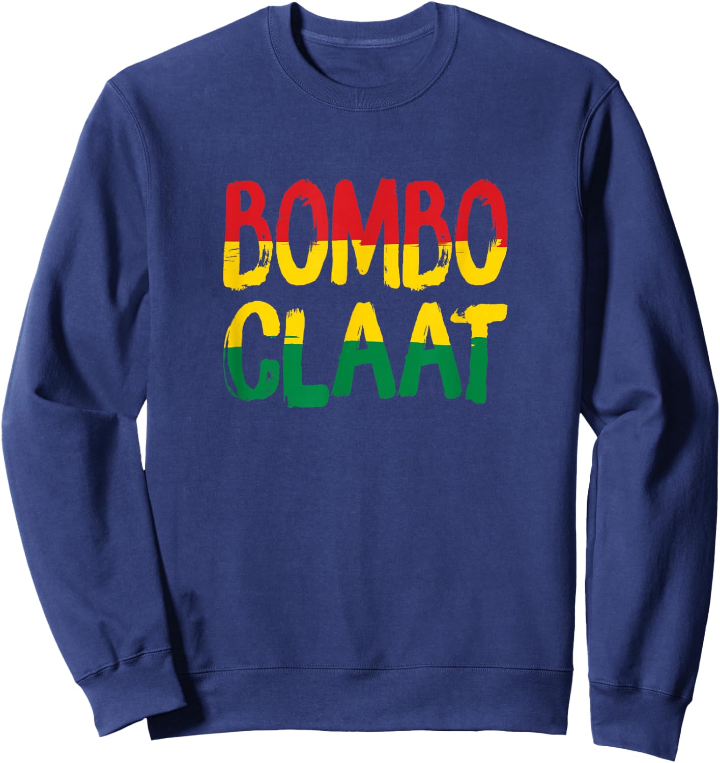 Bombo Claat Rasta Jamaican Reggae Sweatshirt - Sweatshirt | Navy