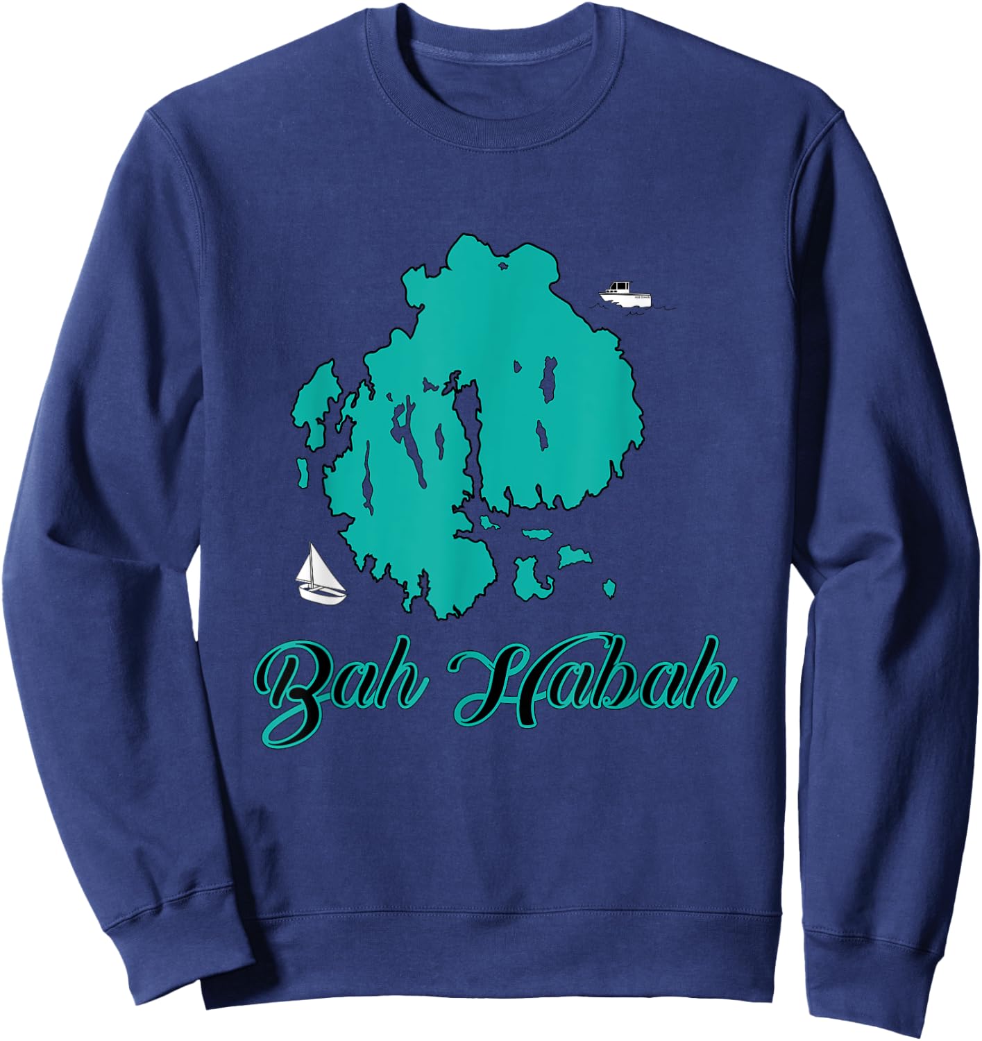 Bah Habah Maine Sweatshirt - Sweatshirt | Navy