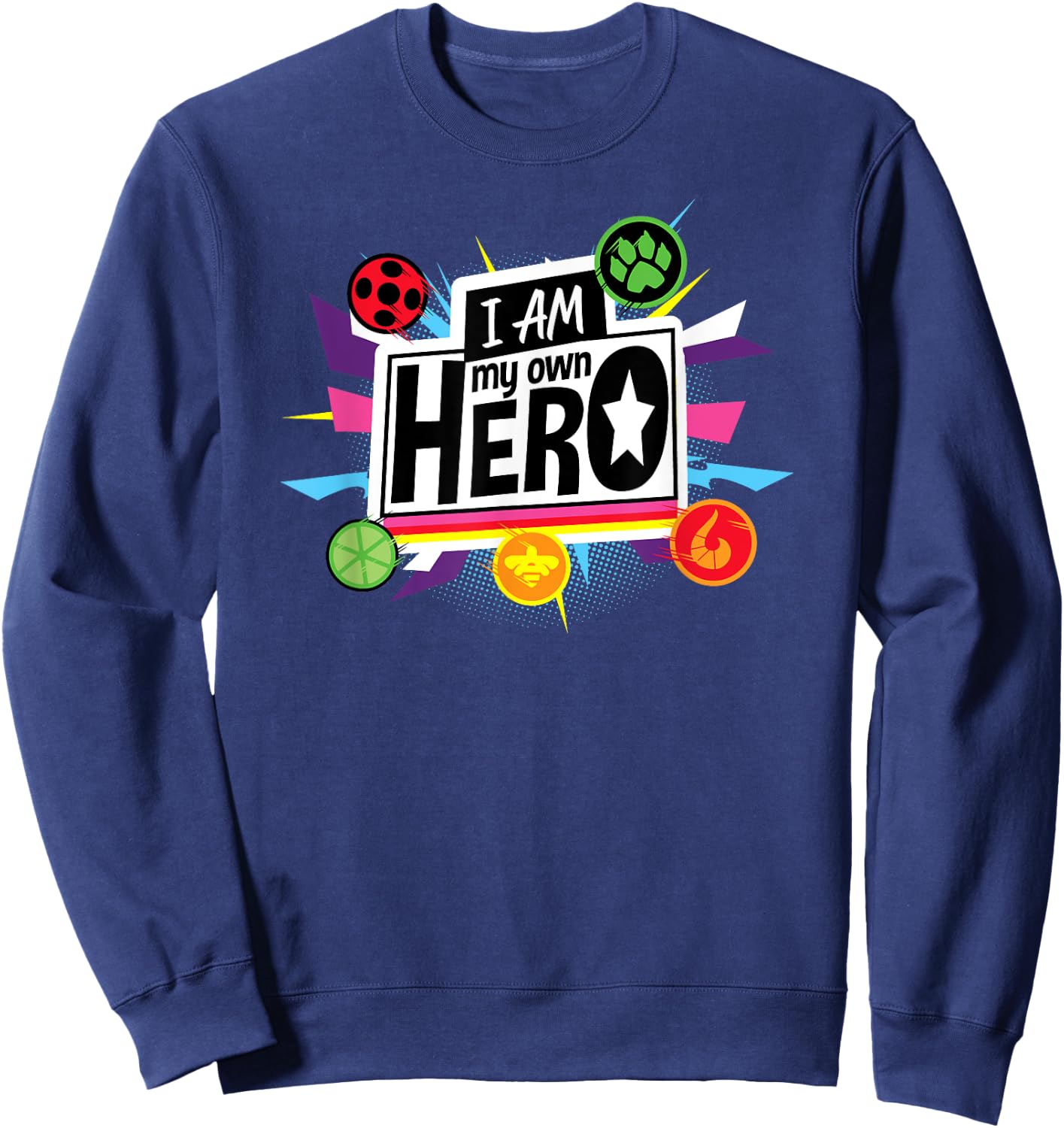 Miraculous Collection My Own Hero Sweatshirt - Sweatshirt | Navy