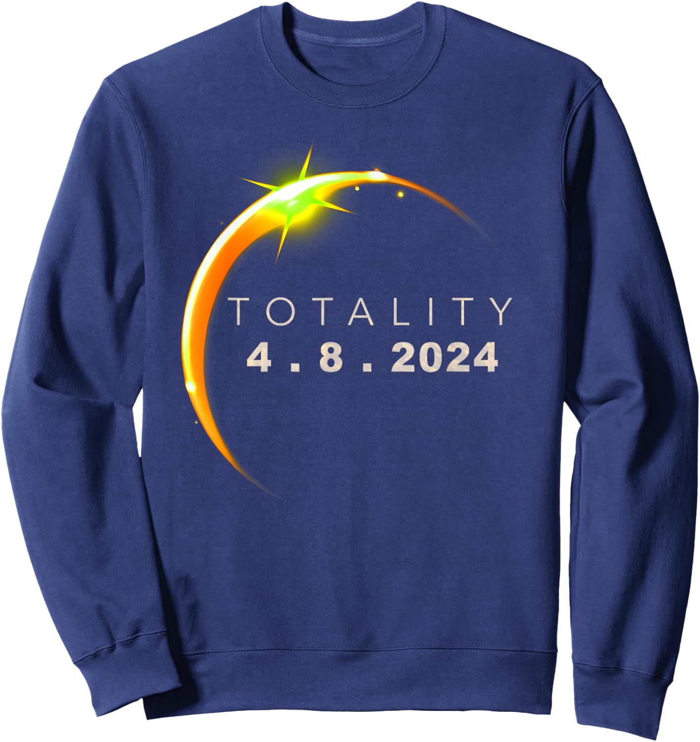 Total Solar 2024 Eclipse Sweatshirt - Sweatshirt | Navy