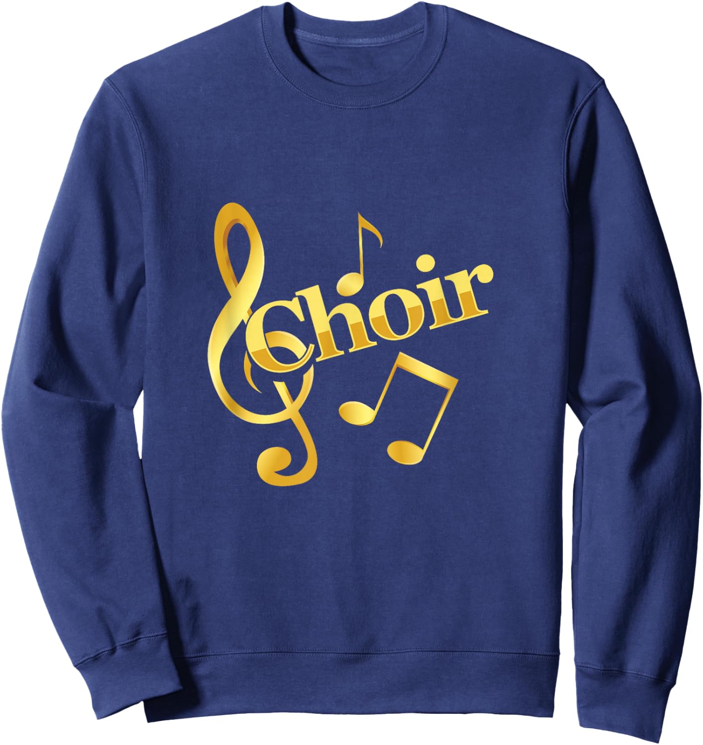 Vocalist Chorus Choir Vocals Singer Notes Music Tenor Song Sweatshirt - Sweatshirt | Navy