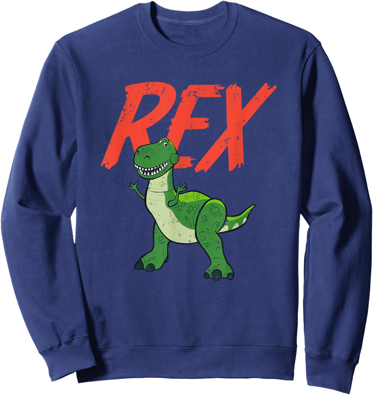 Disney Pixar Toy Story 4 Rex Dinosaur Sweatshirt - Sweatshirt | Navy