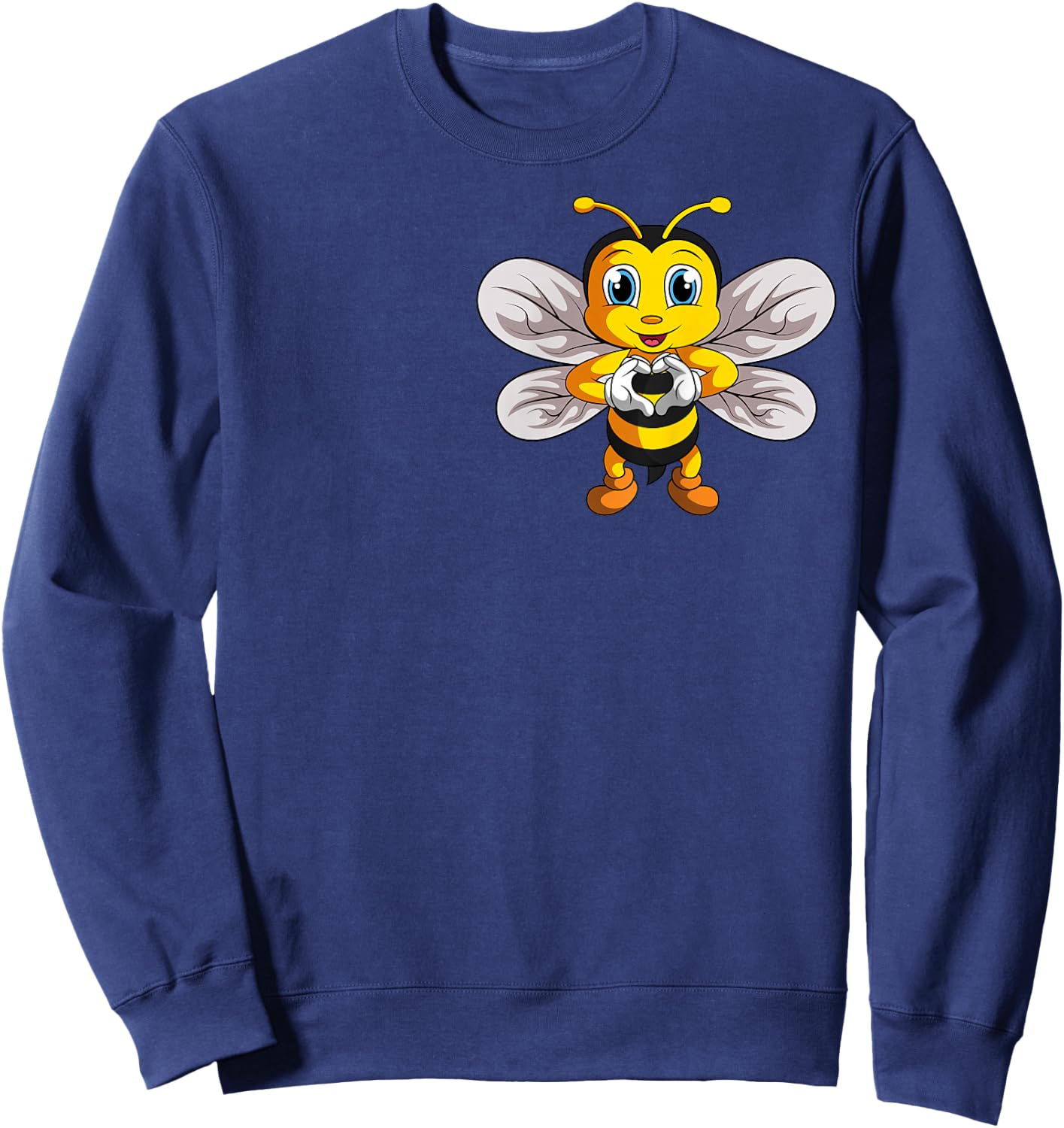 Bees, children, ladies, girls, bee Sweatshirt - Sweatshirt | Navy