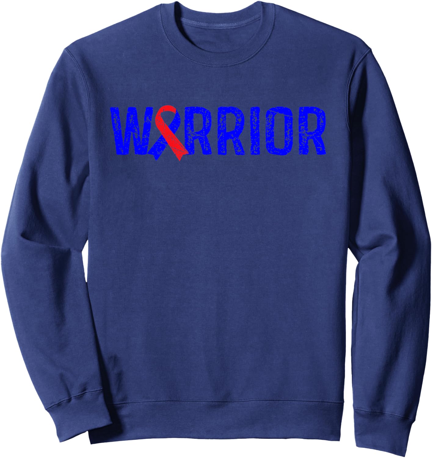 Warrior Noonan Syndrome Awareness Sweatshirt - Sweatshirt | Navy
