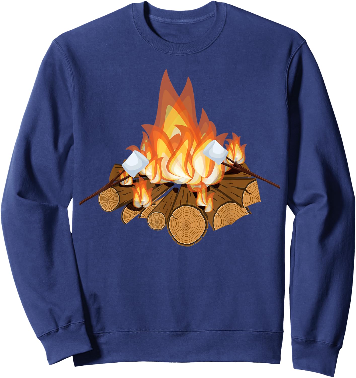Smores Campfire Cracker Matching Group Halloween Costume Sweatshirt - Sweatshirt | Navy
