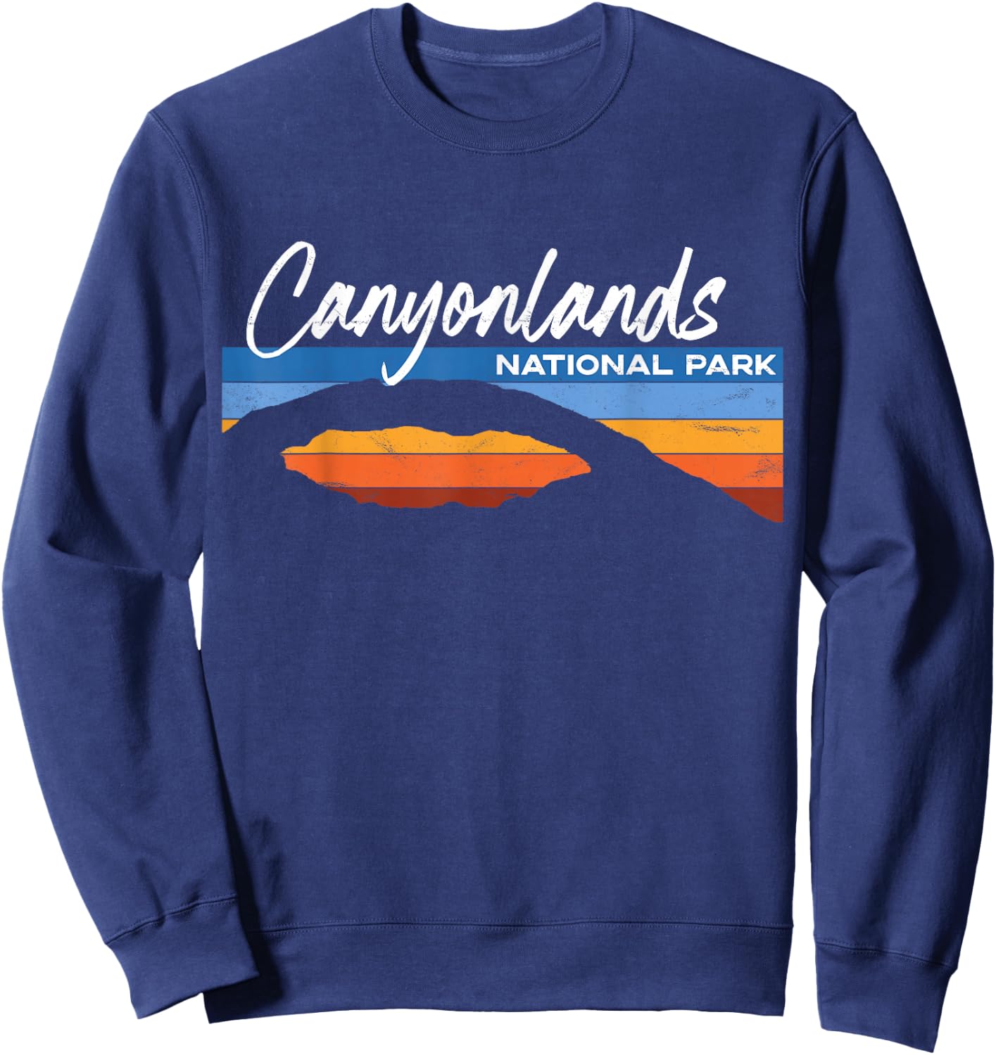 Canyonlands National Park Moab Utah Vacation Retro UT Sweatshirt - Sweatshirt | Navy