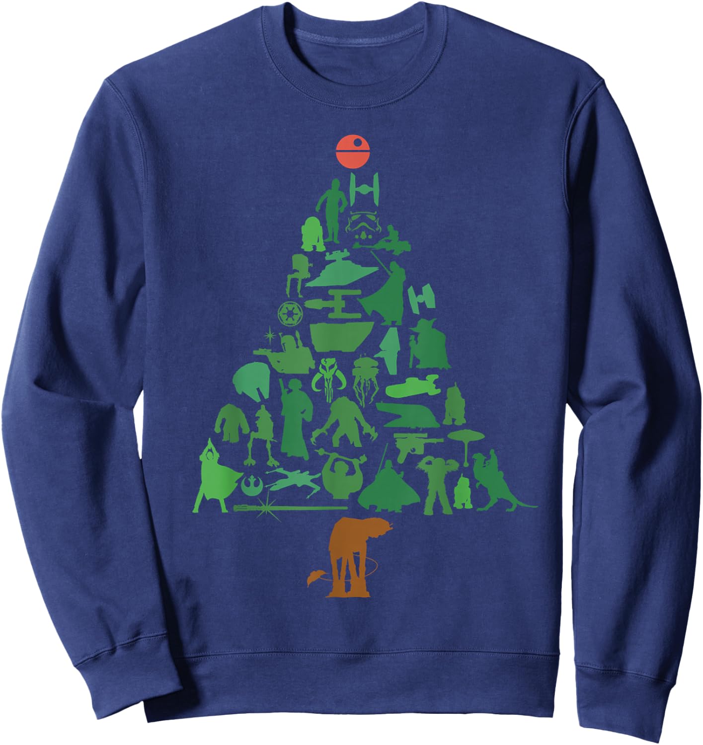 Star Wars Holiday Christmas Tree Sweatshirt - Sweatshirt | Navy