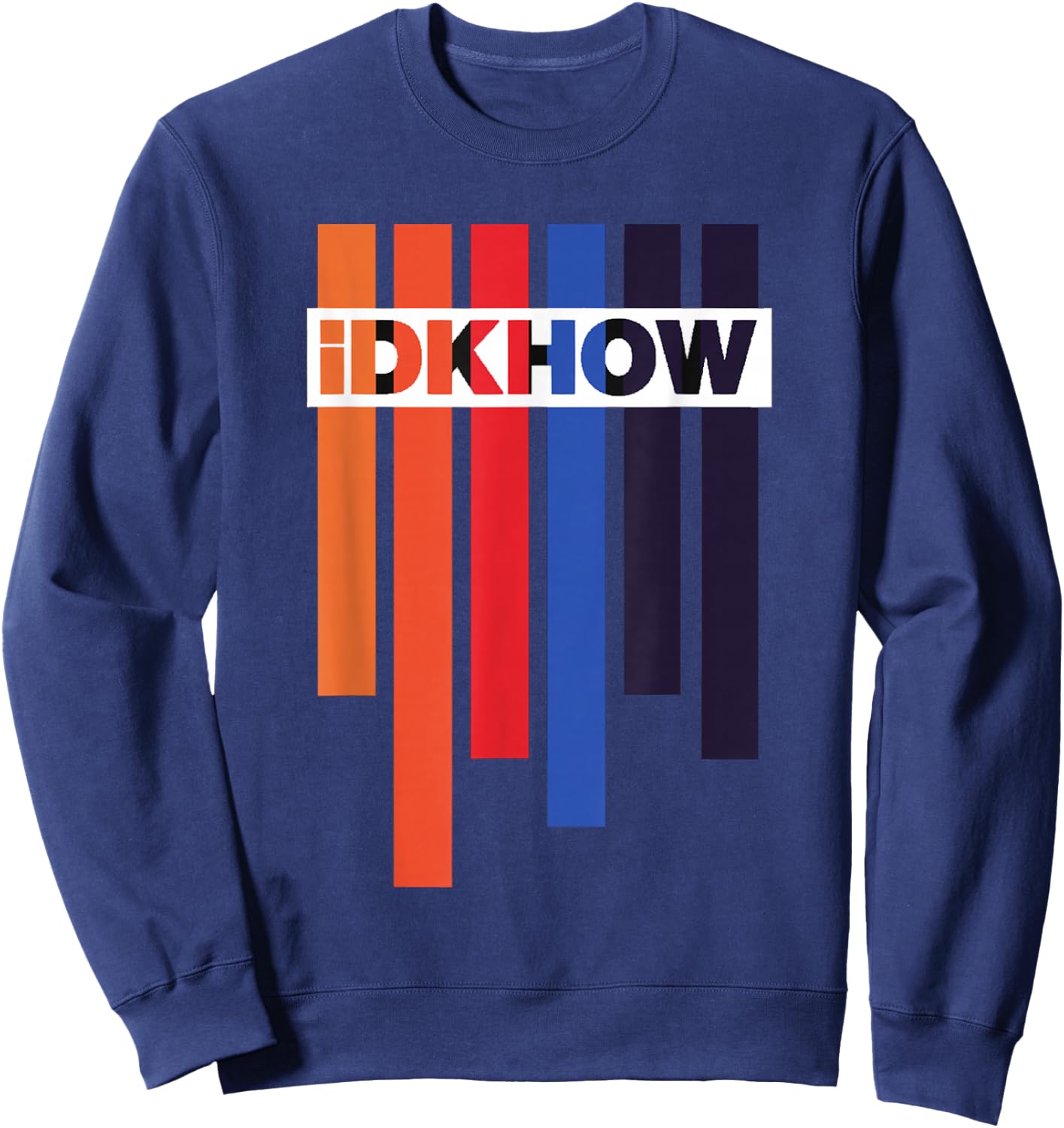 Color iDKHOWs Black Women's Modern Classic Fit Sweatshirt - Sweatshirt | Navy