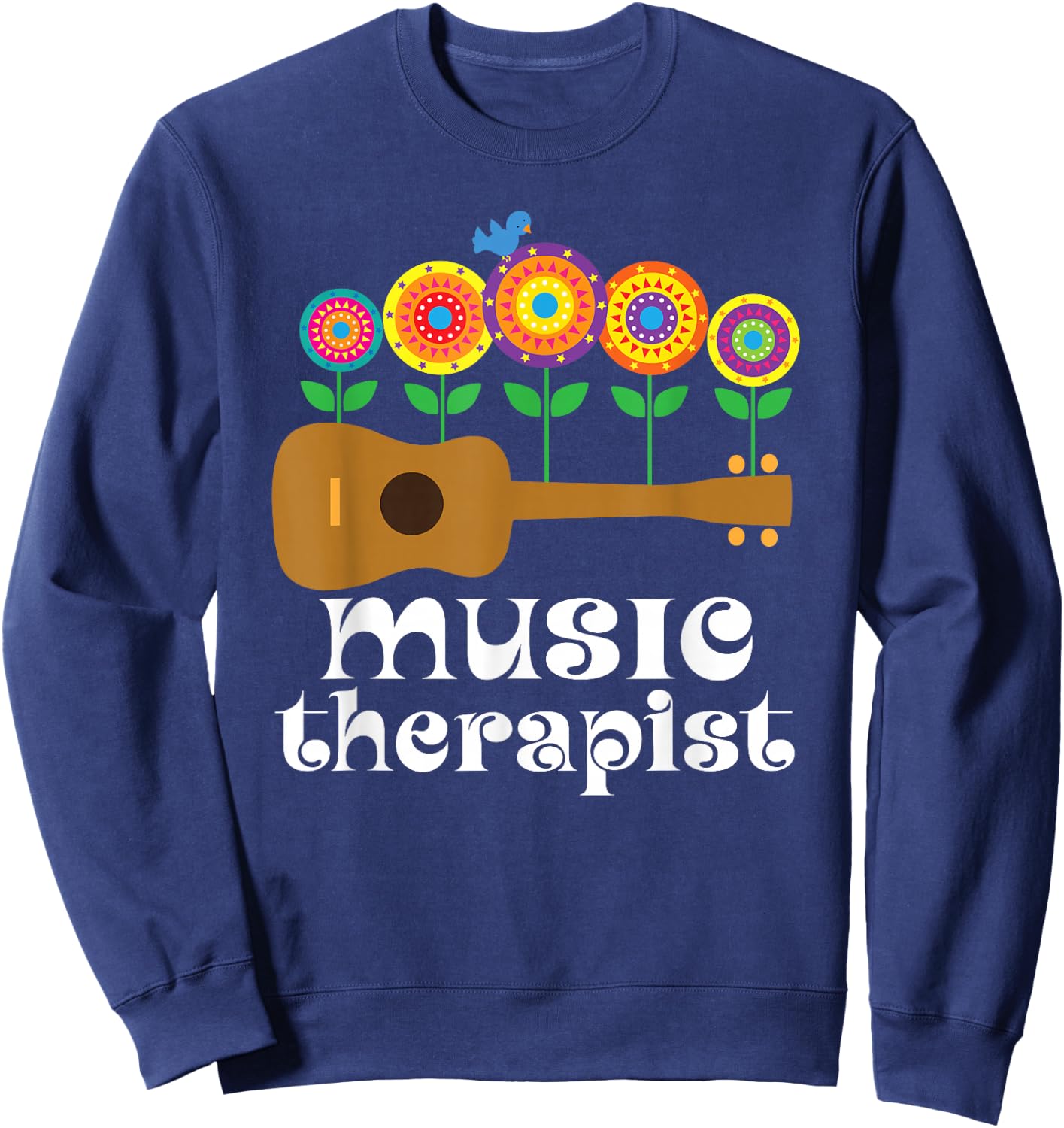 Music Therapist Gift Sweatshirt - Sweatshirt | Navy
