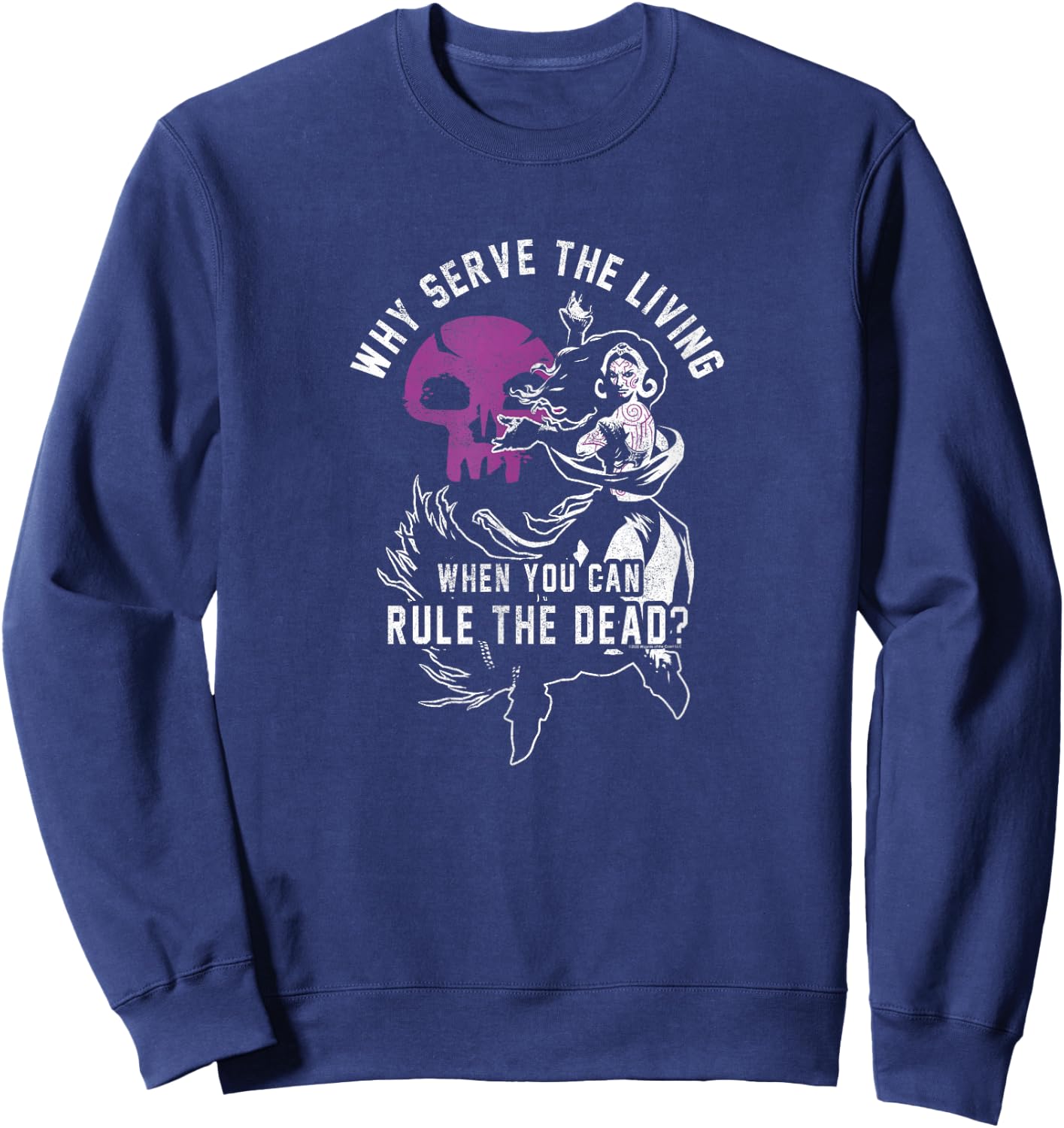 Magic: The Gathering- Liliana Rule The Dead Sweatshirt - Sweatshirt | Navy