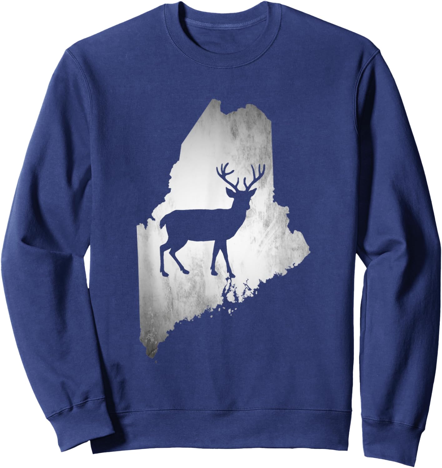 Maine Deer Hunting Sweatshirt - Sweatshirt | Navy
