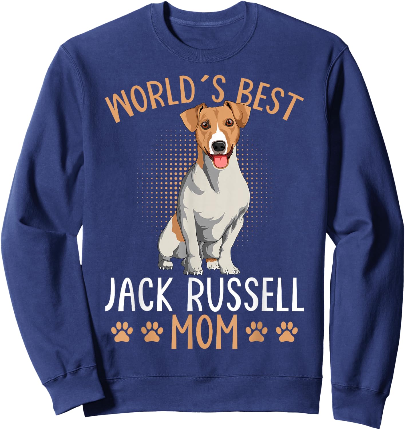 World´s Best Jack Russell Terrier Mom Dog Mama Funny Women Sweatshirt - Sweatshirt | Navy