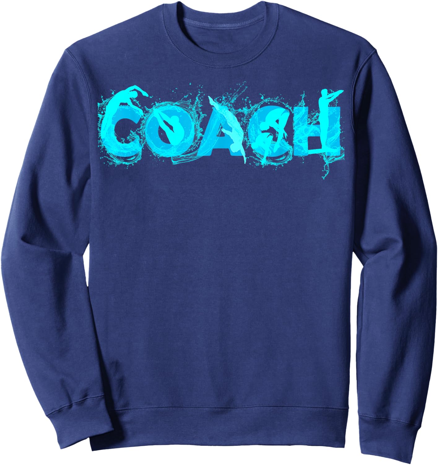 Platform Diving Coach Gift Springboard Diving Trainer Sweatshirt - Sweatshirt | Navy