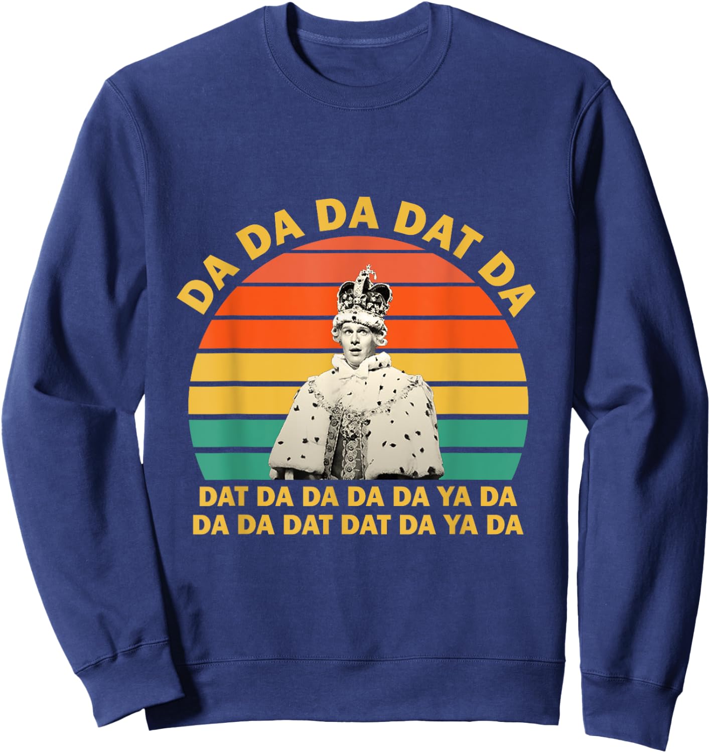 Funny Hamilton Quotes Vintage Retro Sweatshirt - Sweatshirt | Navy